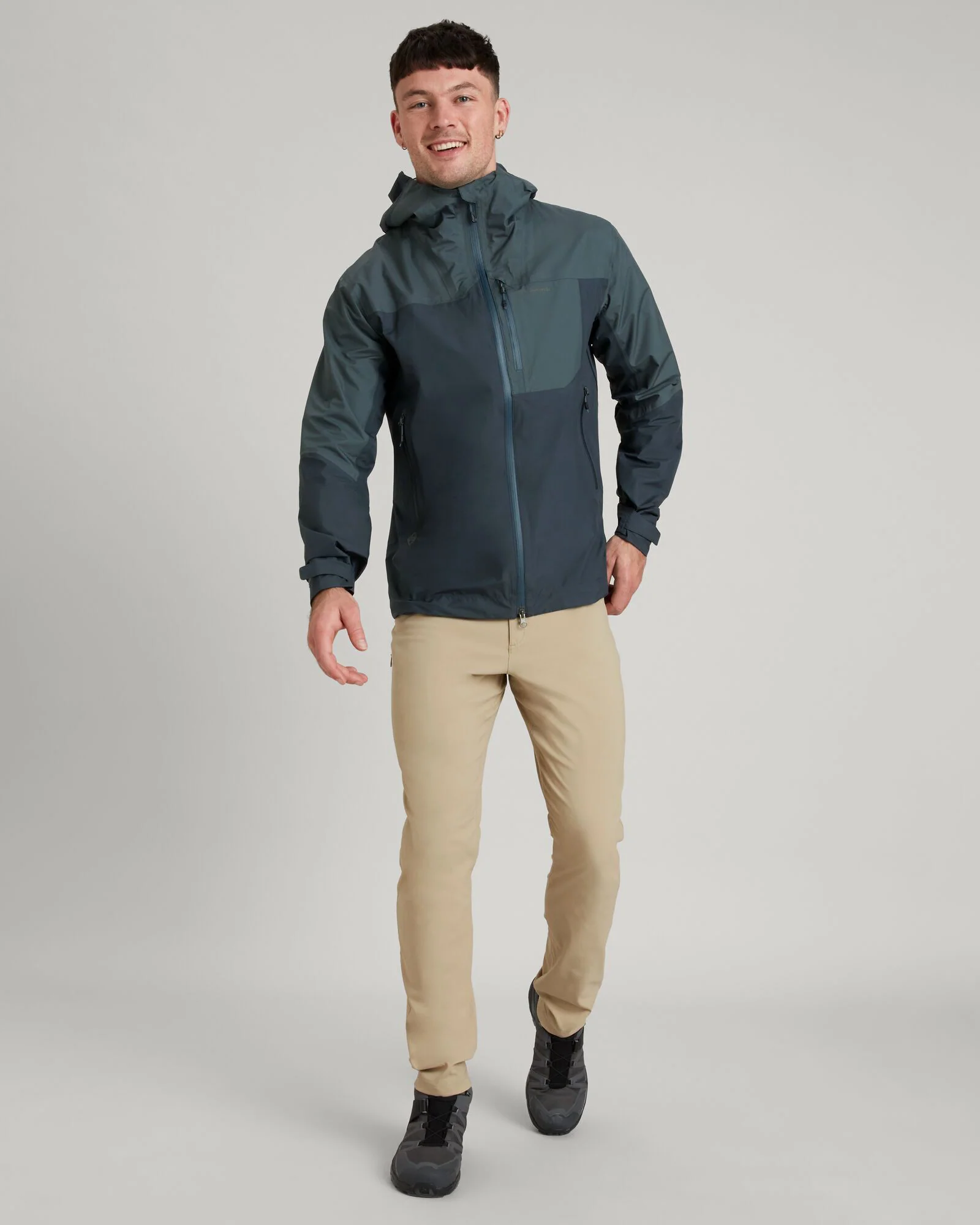 Men's STORM-Chaser 3-layer Rain Jacket - Night/Light Night - Image 2
