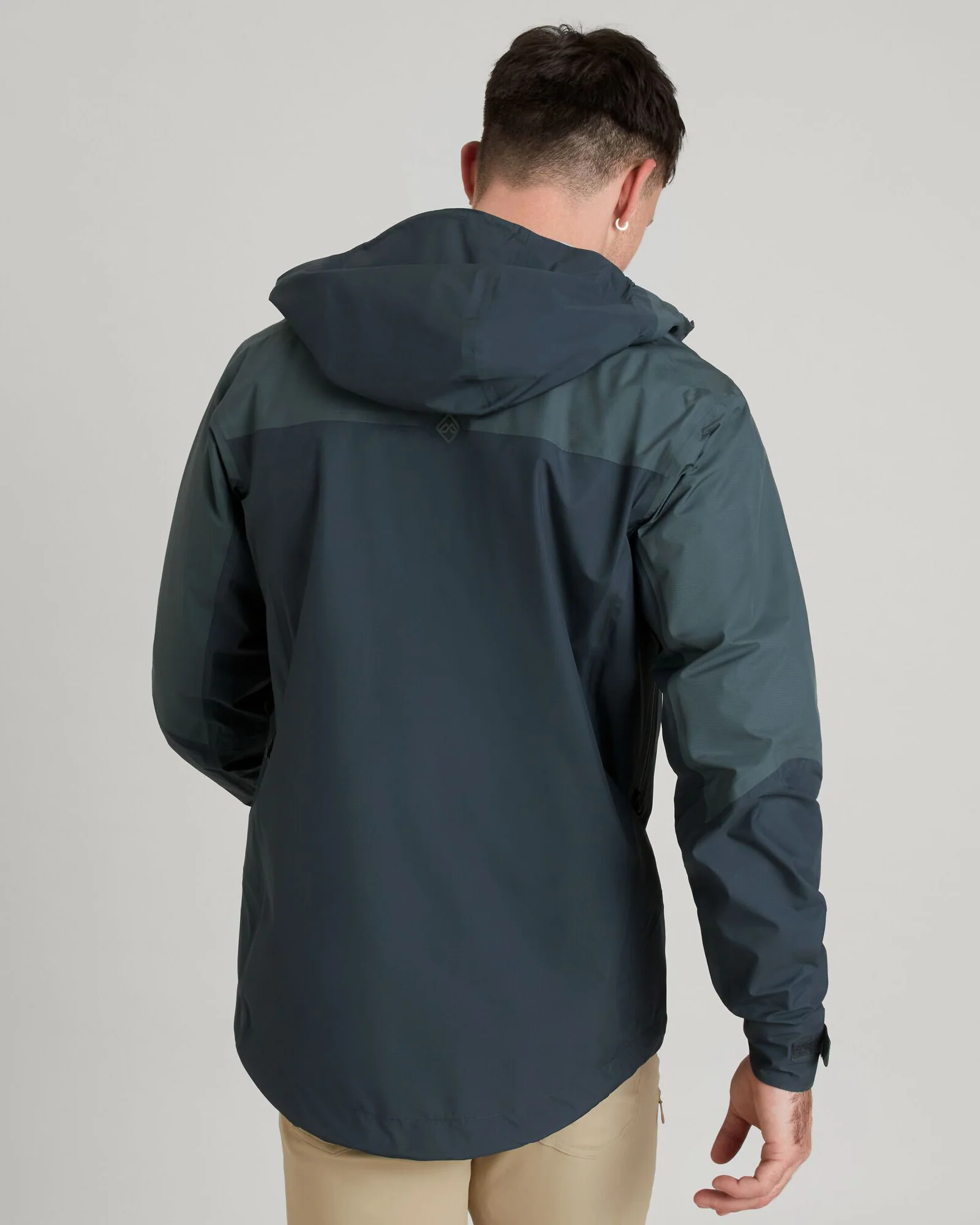 Men's STORM-Chaser 3-layer Rain Jacket - Night/Light Night - Image 4