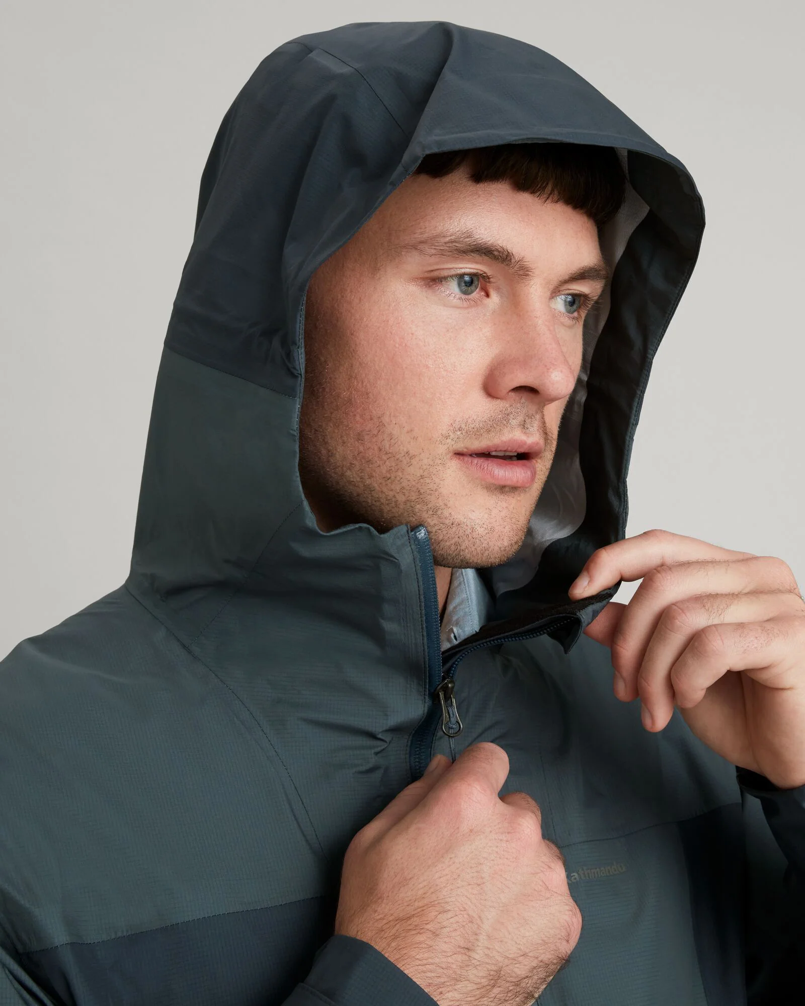 Men's STORM-Chaser 3-layer Rain Jacket - Night/Light Night - Image 8