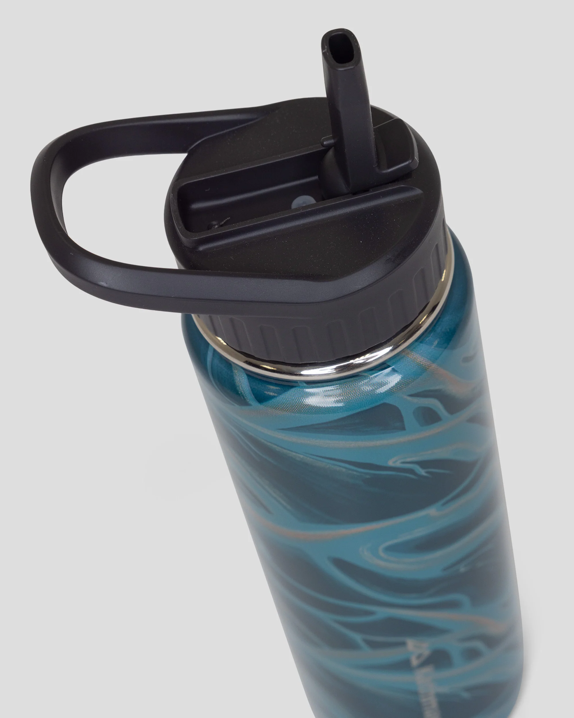 Straw Lid Insulated Bottle - 710 ml - Lagoon Braided River - Image 3