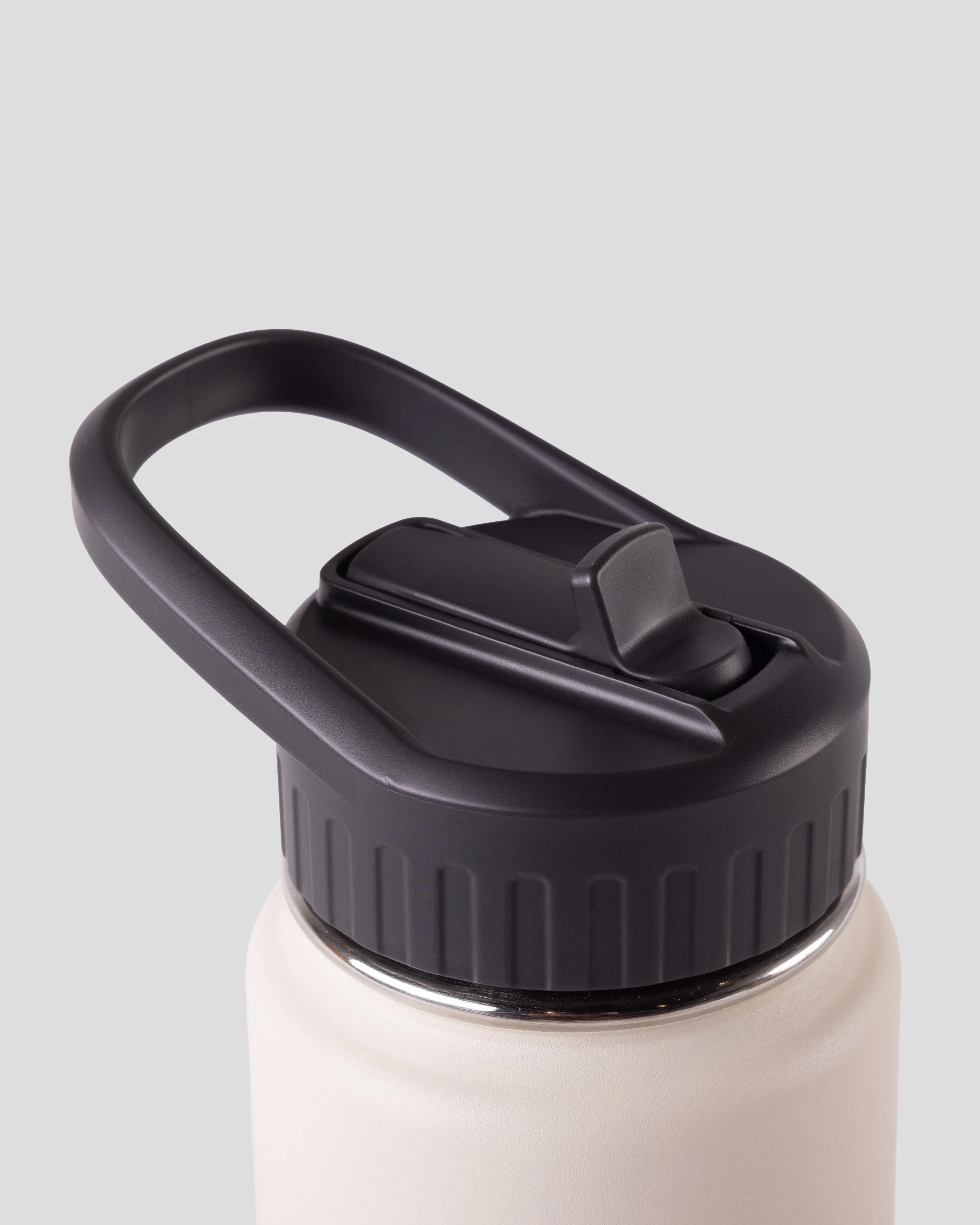 Straw Lid Insulated Bottle - 710 ml - Vanilla - Image 2