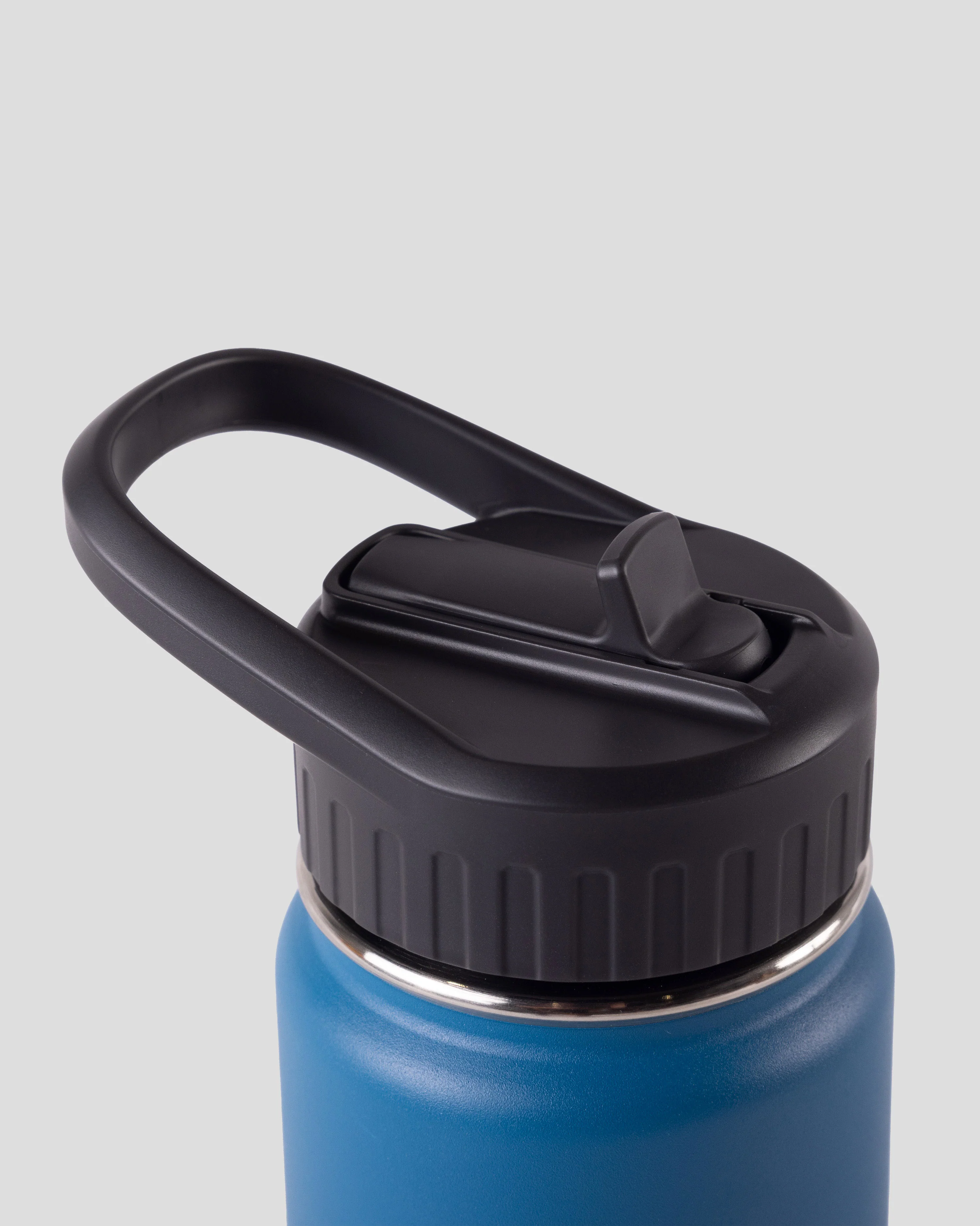 Kids' Straw Lid Insulated Bottle - 530 ml - Dark Eddy - Image 2