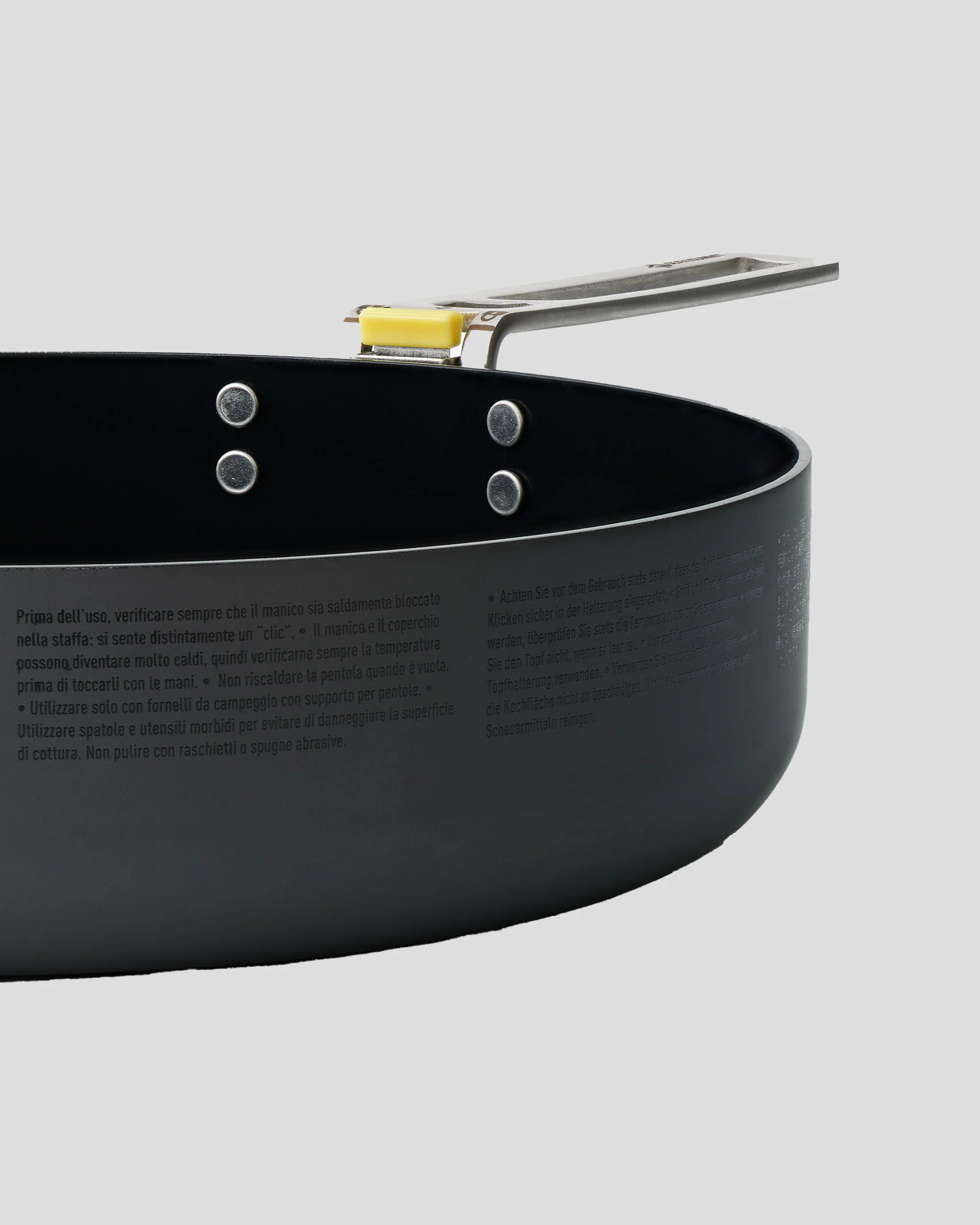 Sea to Summit Frontier UL 20cm Pan 1.5 L - Anodised Grey/Sulphur - Image 3