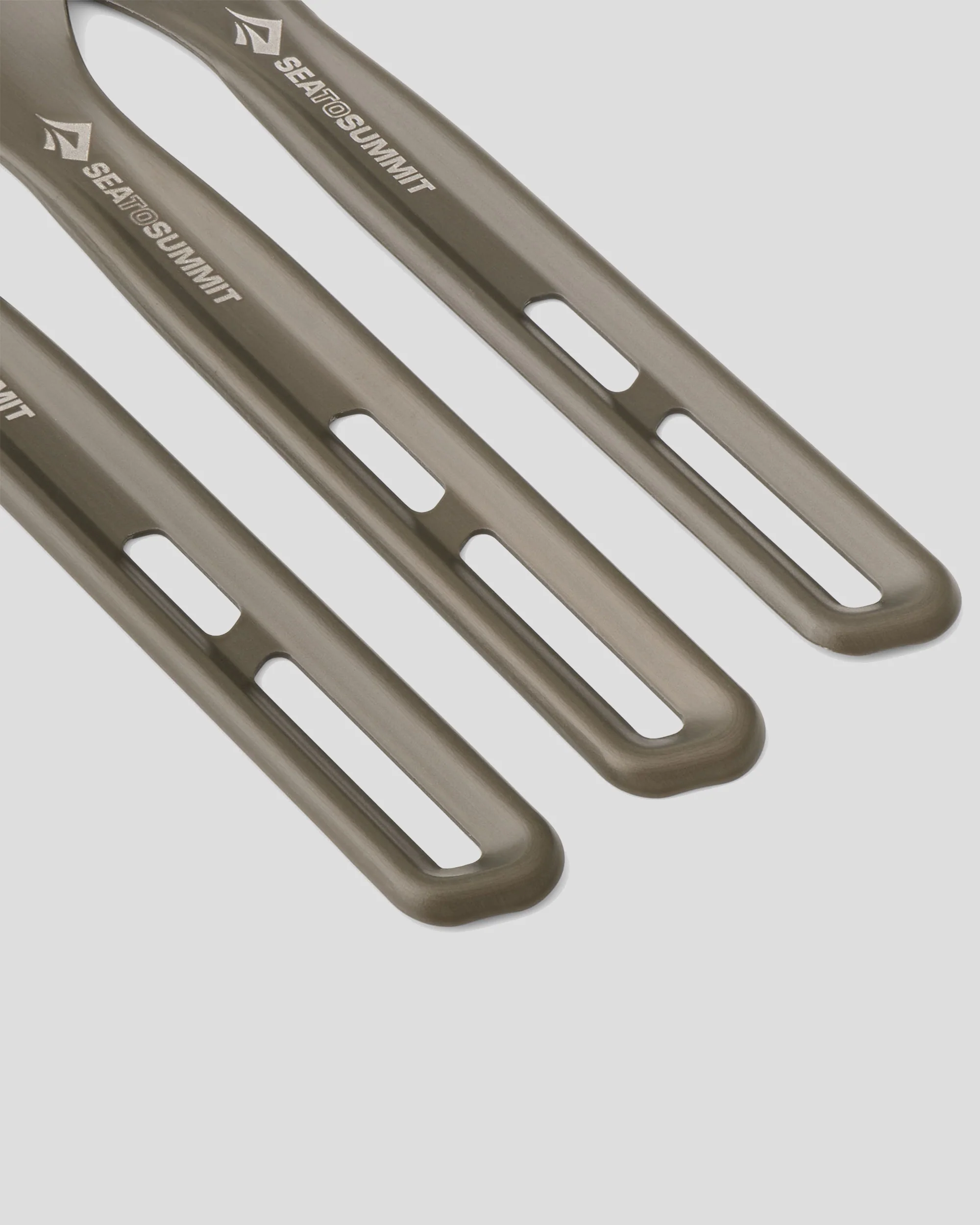 Sea to Summit Frontier UL Cutlery Set - Fork, Spoon & Knife - Anodised Grey - Image 4