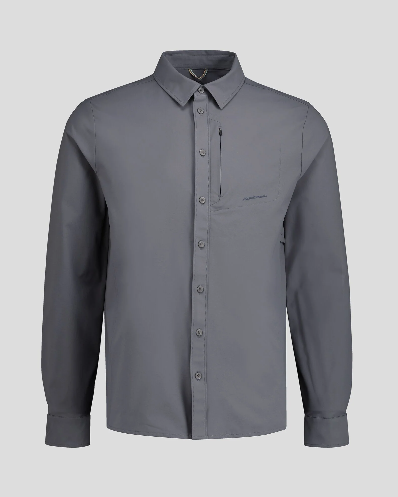 Men's Sun Breaker Long Sleeve Shirt - Light Navy - Image 5