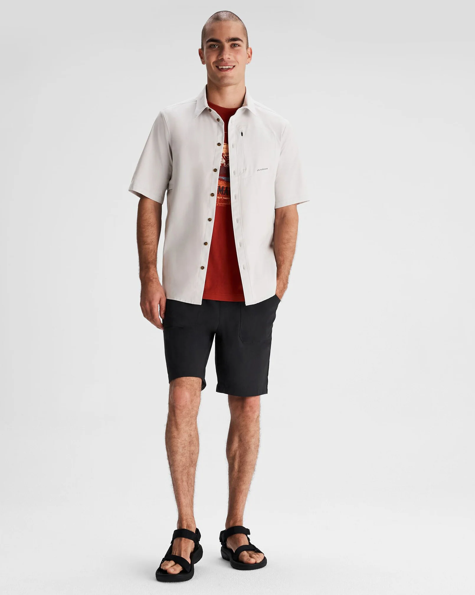 Men's Sun Breaker Short Sleeve Shirt - Mist - Image 2