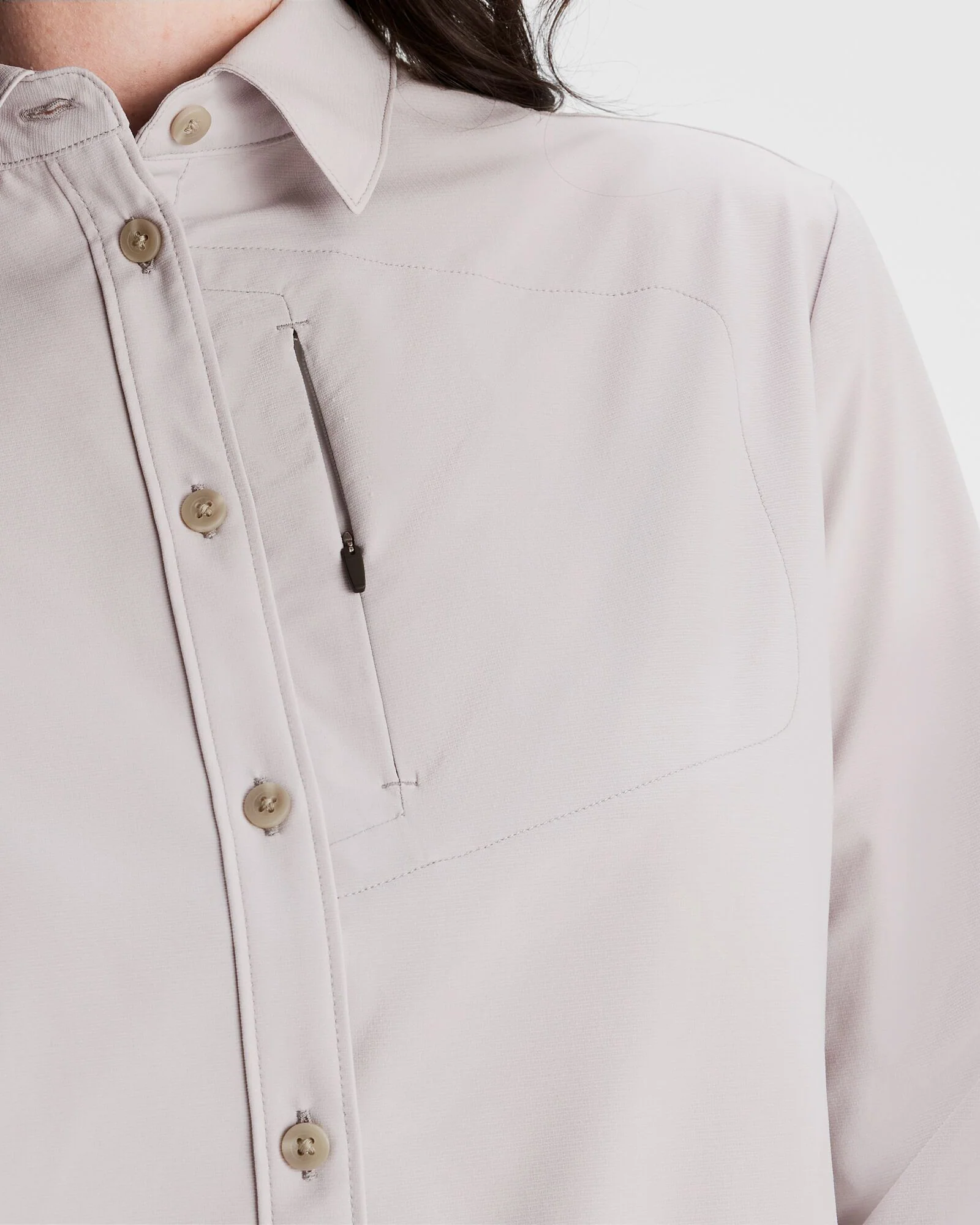 Women's Sun Breaker Long Sleeve Shirt - Dove - Image 5