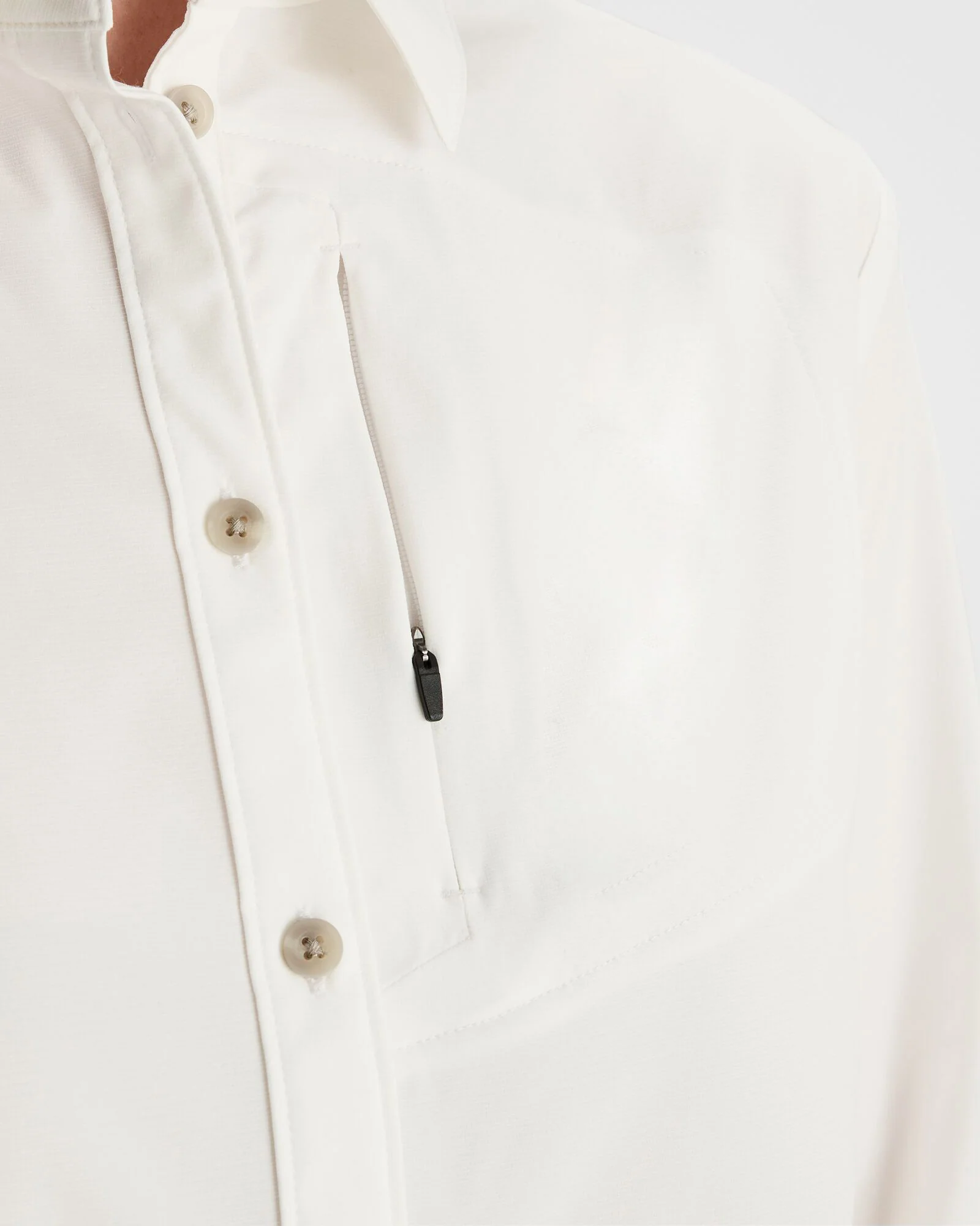 Women's Sun Breaker Long Sleeve Shirt - White - Image 5