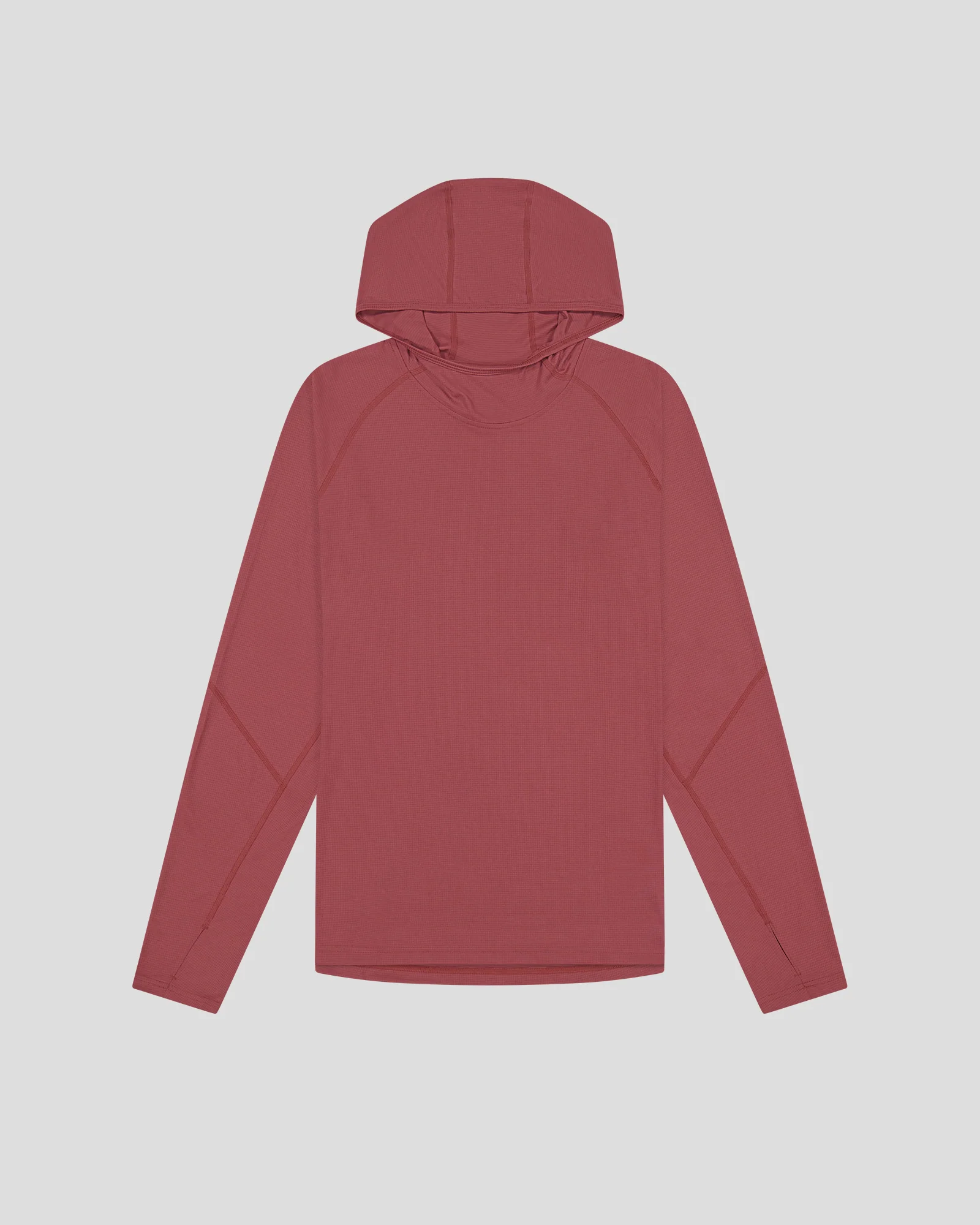 SUN-Stopper LT Mns L/S Hooded Top - Dark Clay - Image 3