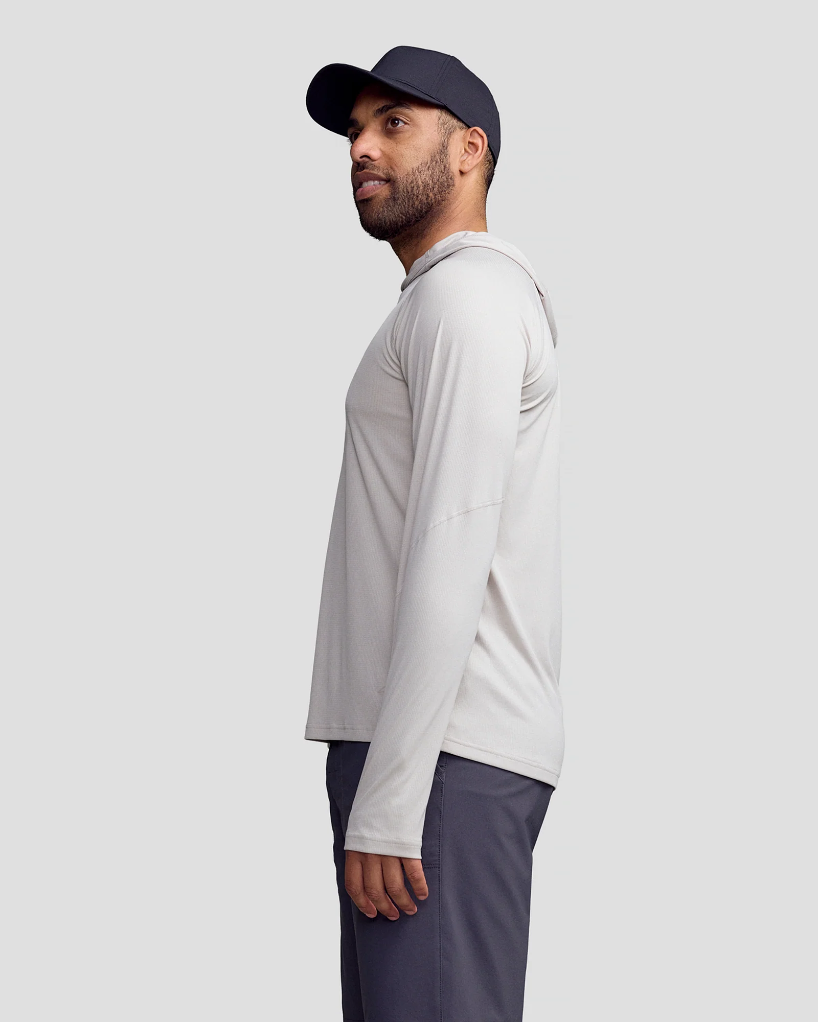 SUN-Stopper LT Mns L/S Hooded Top - Light Hike - Image 5