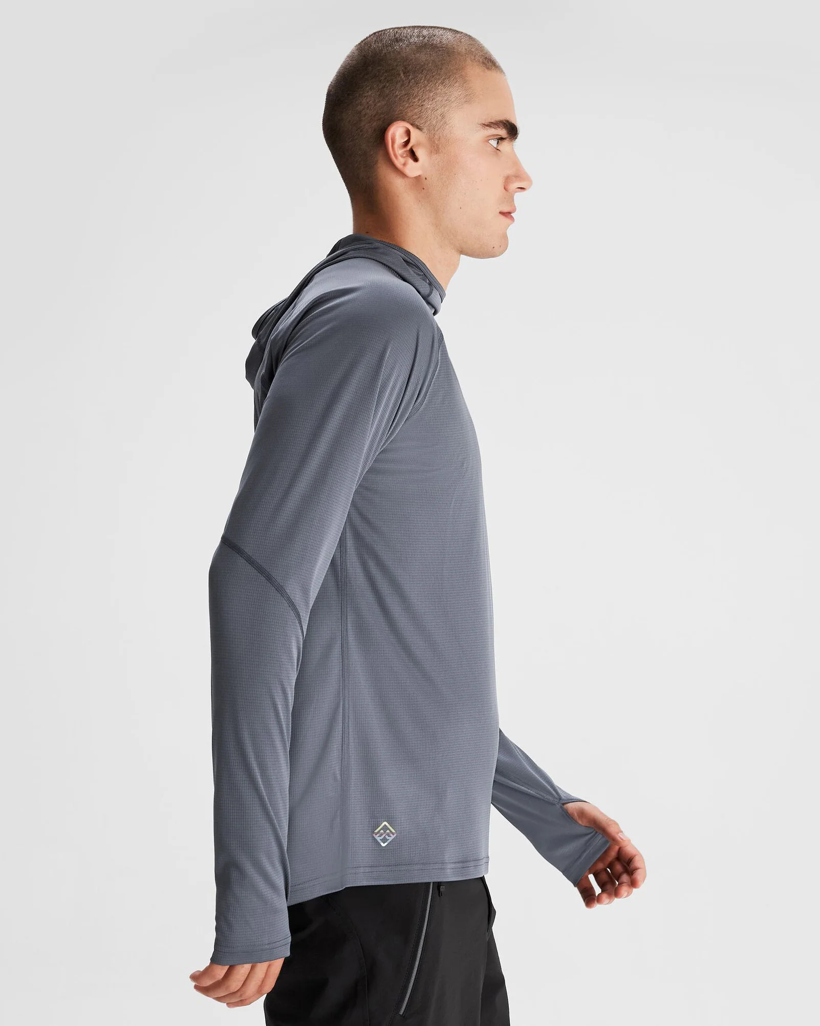 Men's SUN-Stopper LT Hoodie - Mid Navy - Image 2