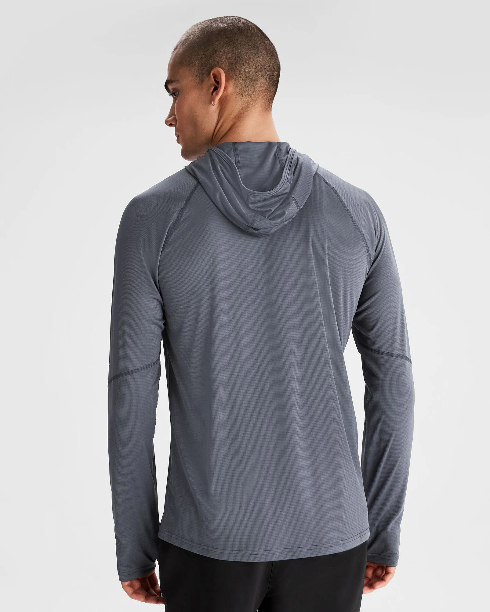 Men's SUN-Stopper LT Hoodie - Mid Navy - Image 3