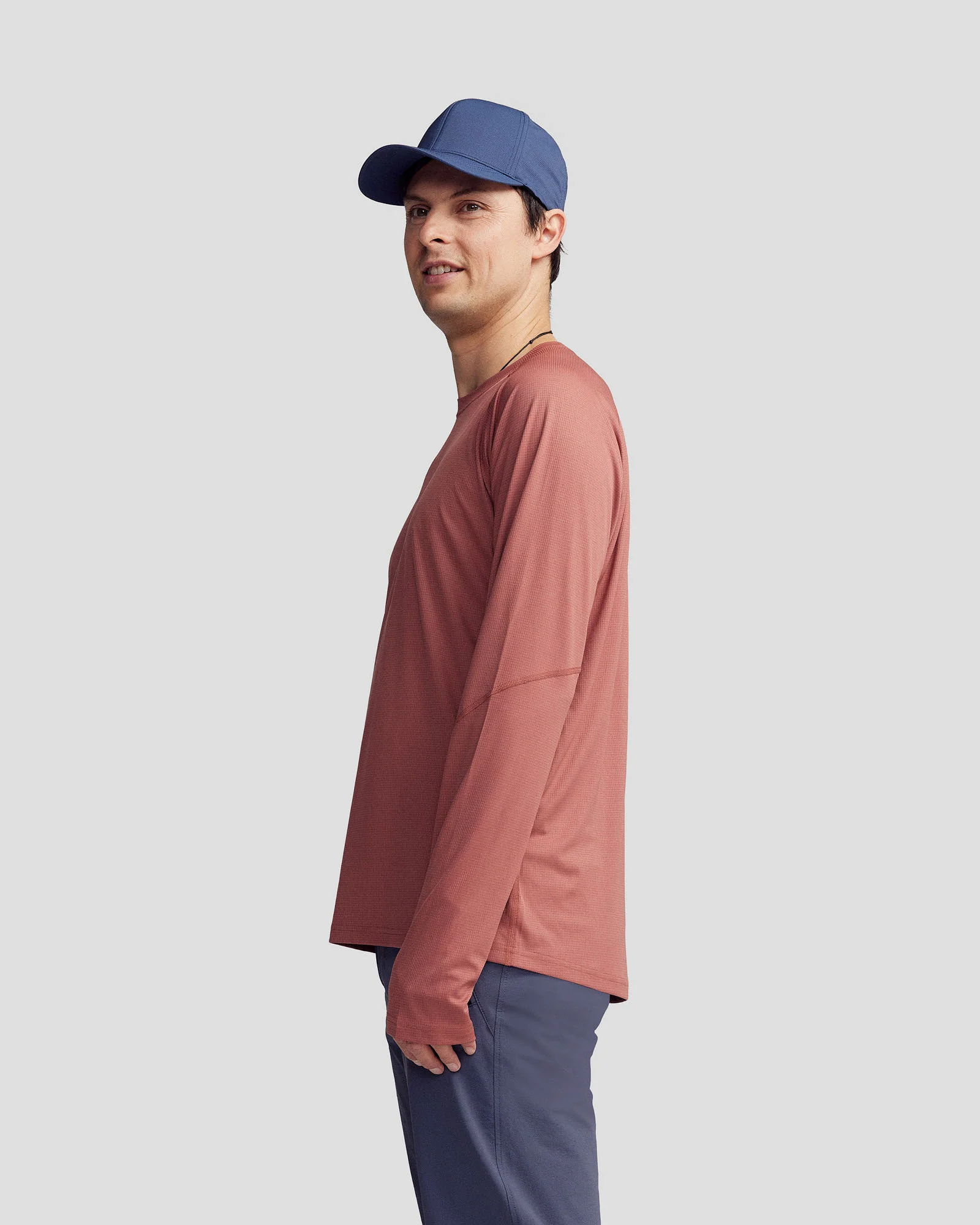 Men's SUN-Stopper LT L/S Top - Dark Clay - Image 5