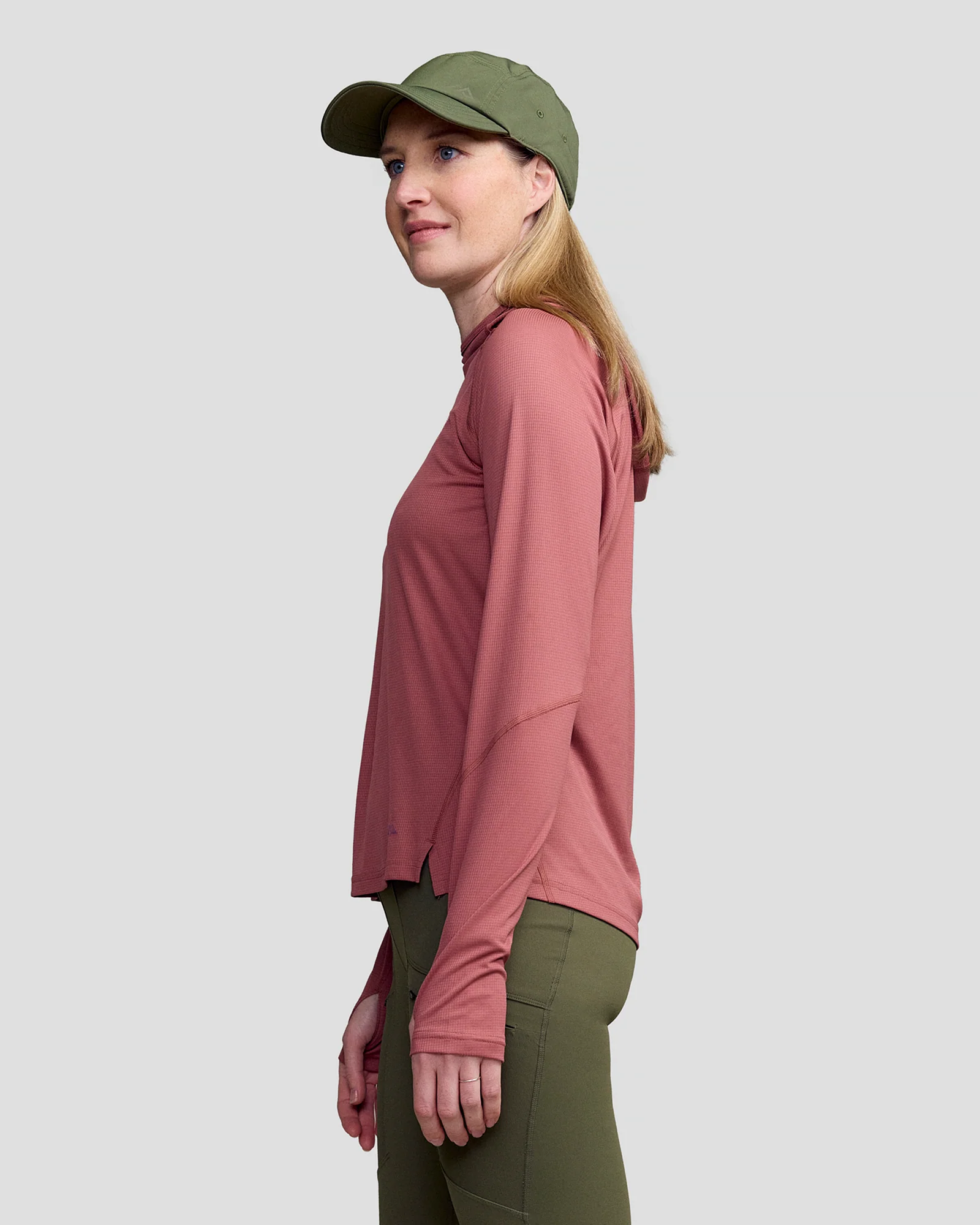 Women's SUN-Stopper LT Hoodie - Dark Clay - Image 4