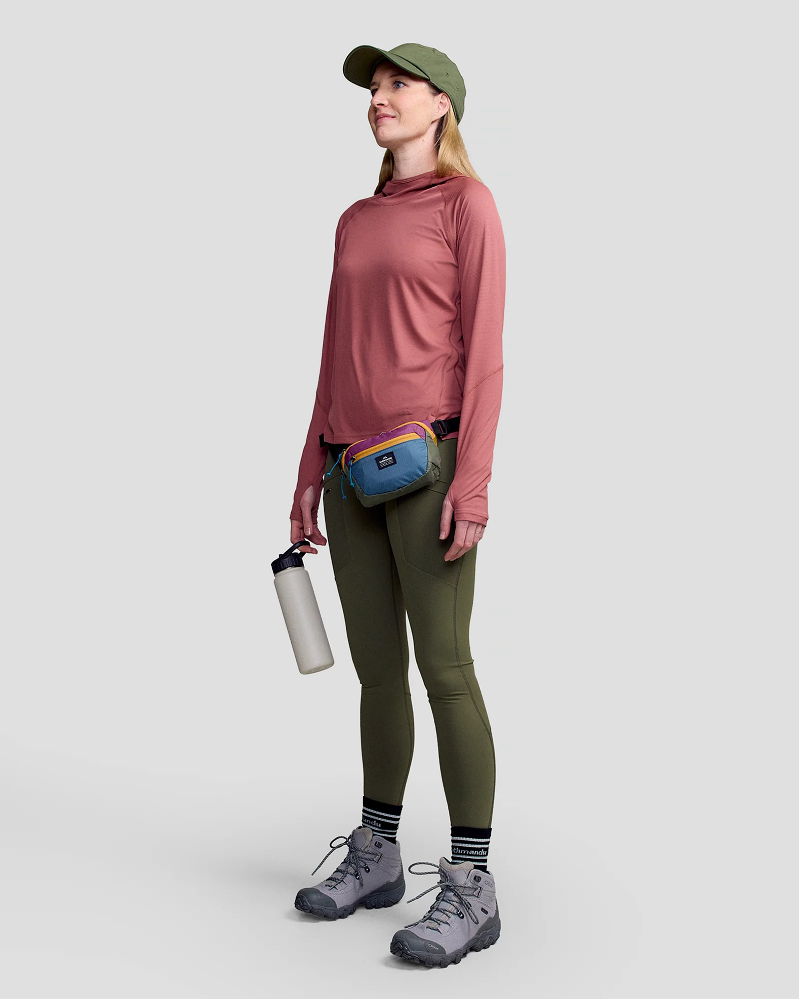 Women's SUN-Stopper LT Hoodie - Dark Clay - Image 5