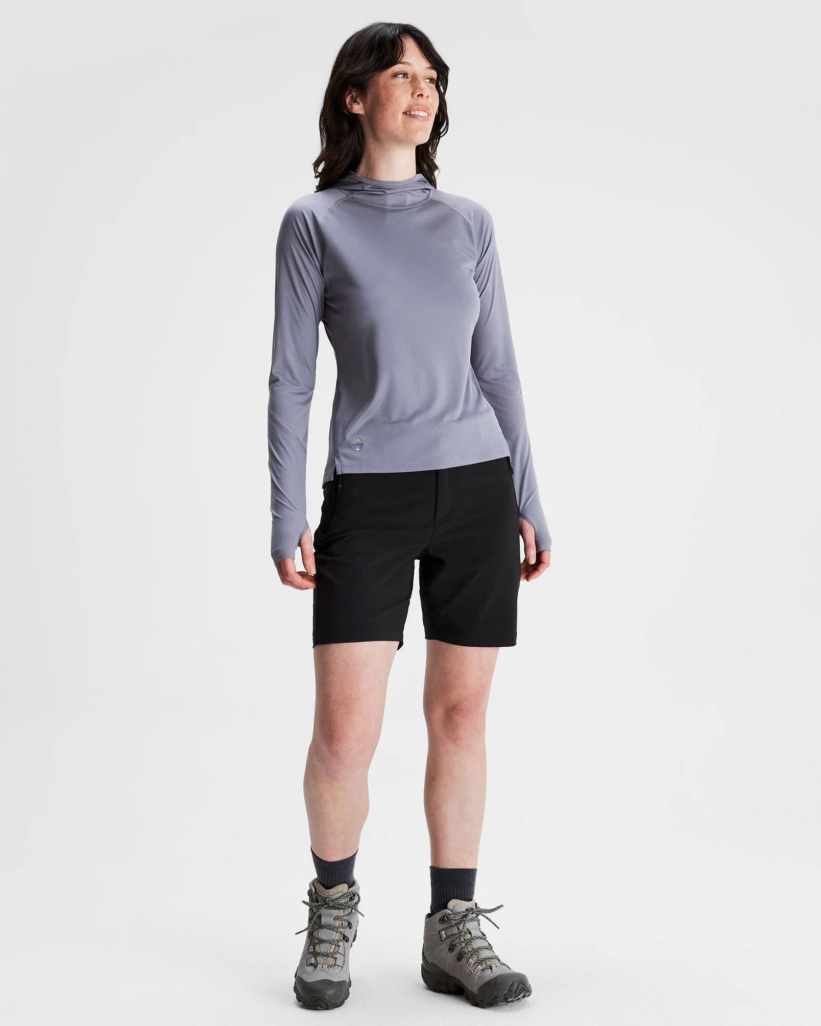 Women's SUN-Stopper LT Hoodie - Dark Haze - Image 2