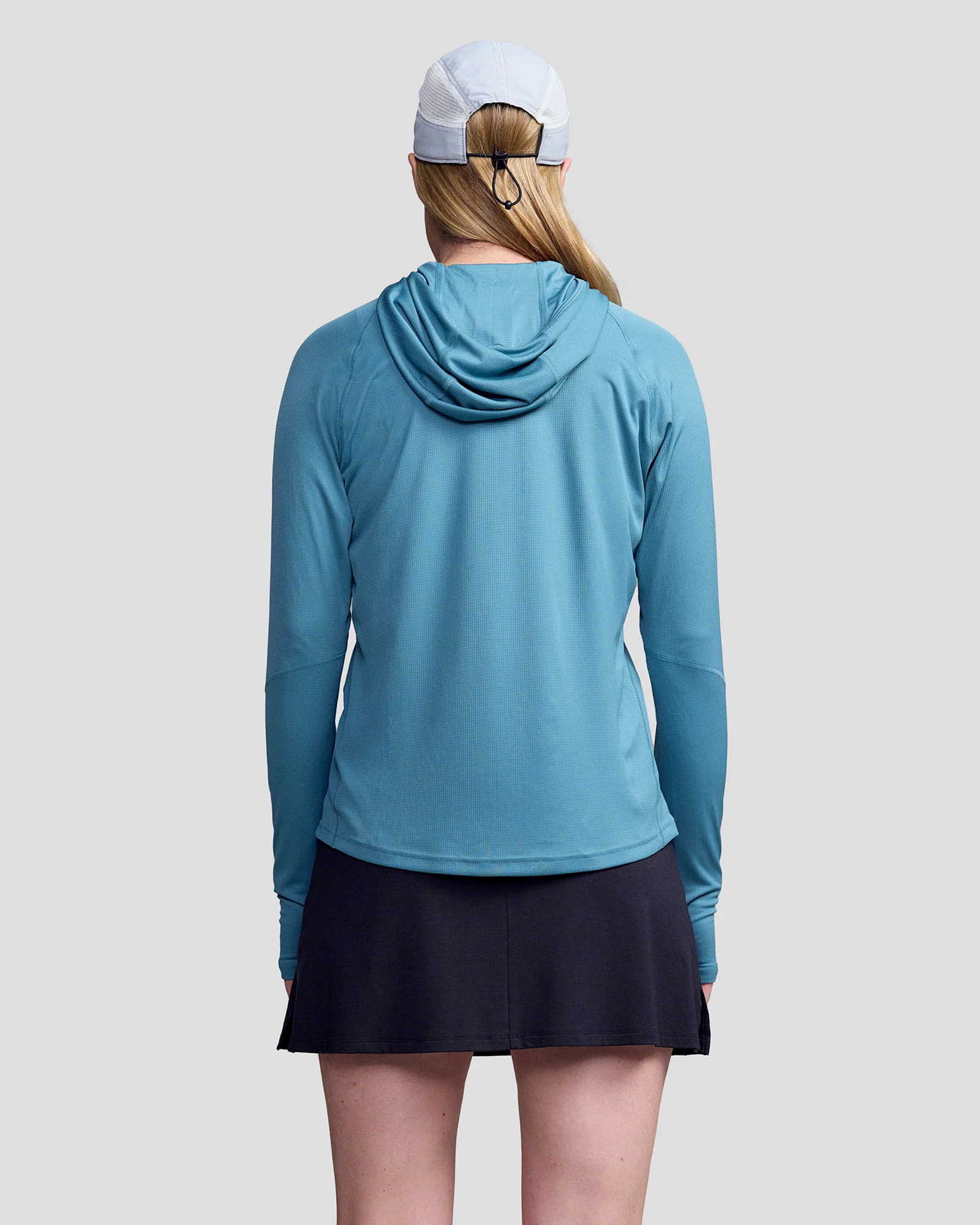 Women's SUN-Stopper LT Hoodie - Hooded Top - Washed Blue - Image 3