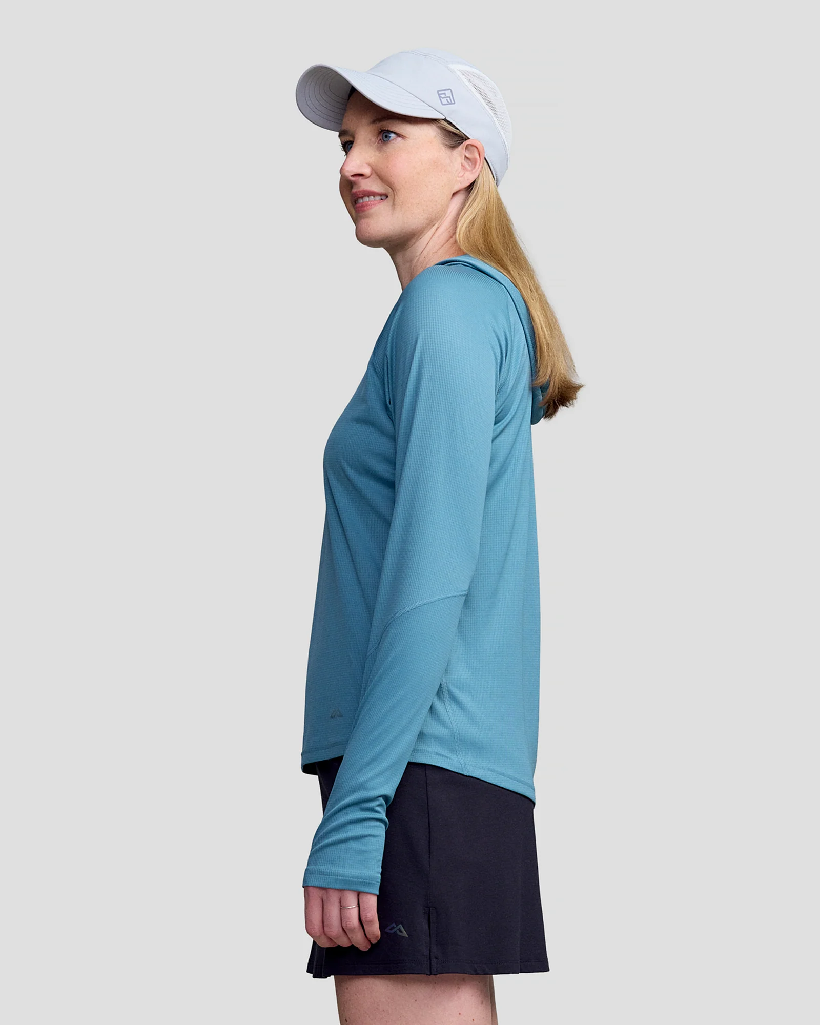Women's SUN-Stopper LT Hoodie - Hooded Top - Washed Blue - Image 4