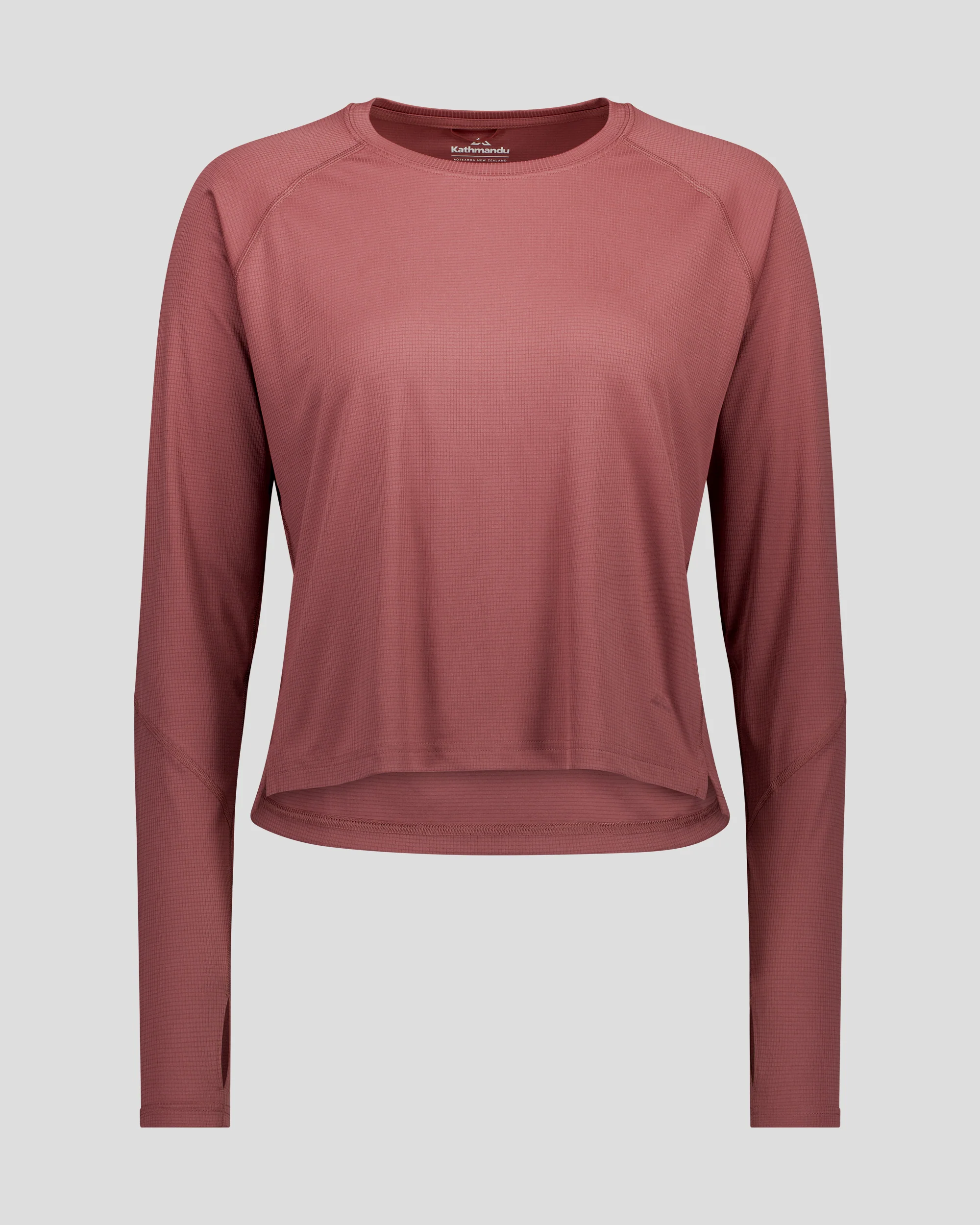 SUN-Stopper LT Wmns L/S Top - Dark Clay - Image 2