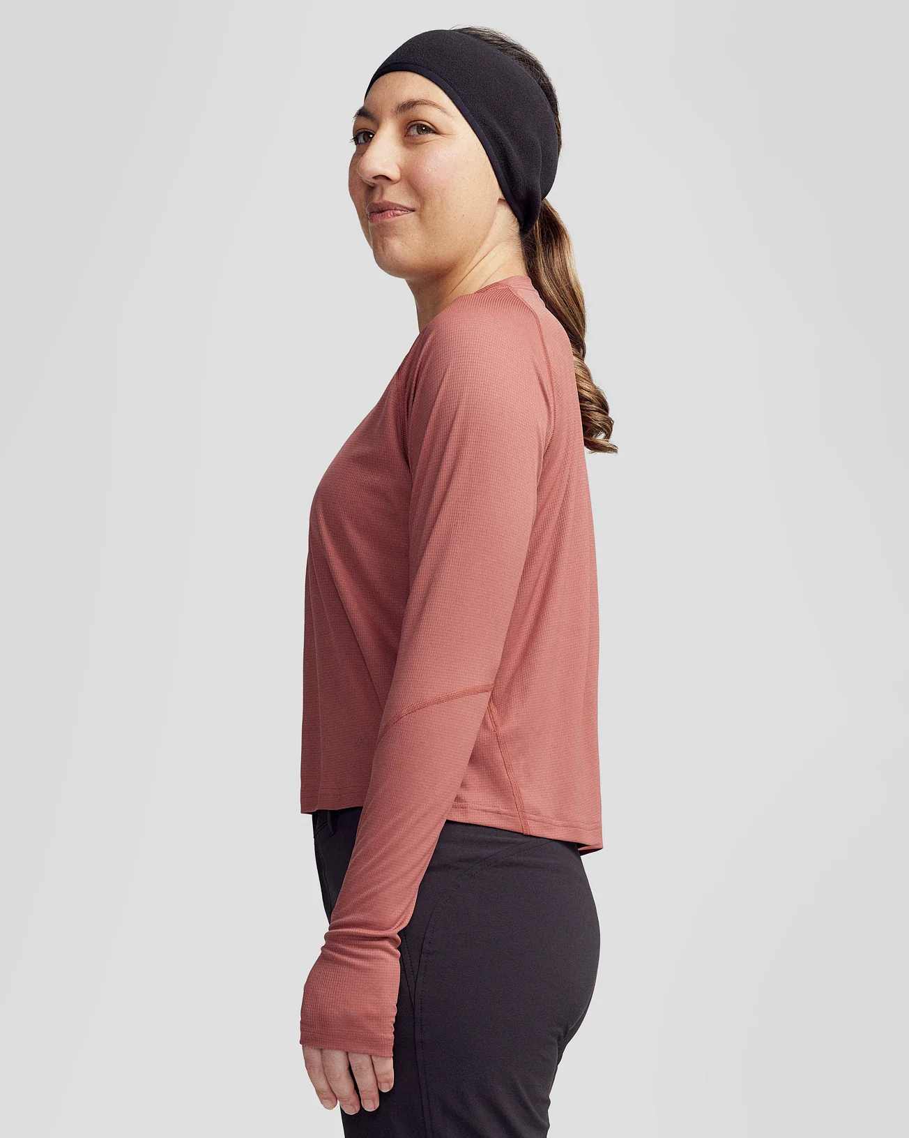 SUN-Stopper LT Wmns L/S Top - Dark Clay - Image 5