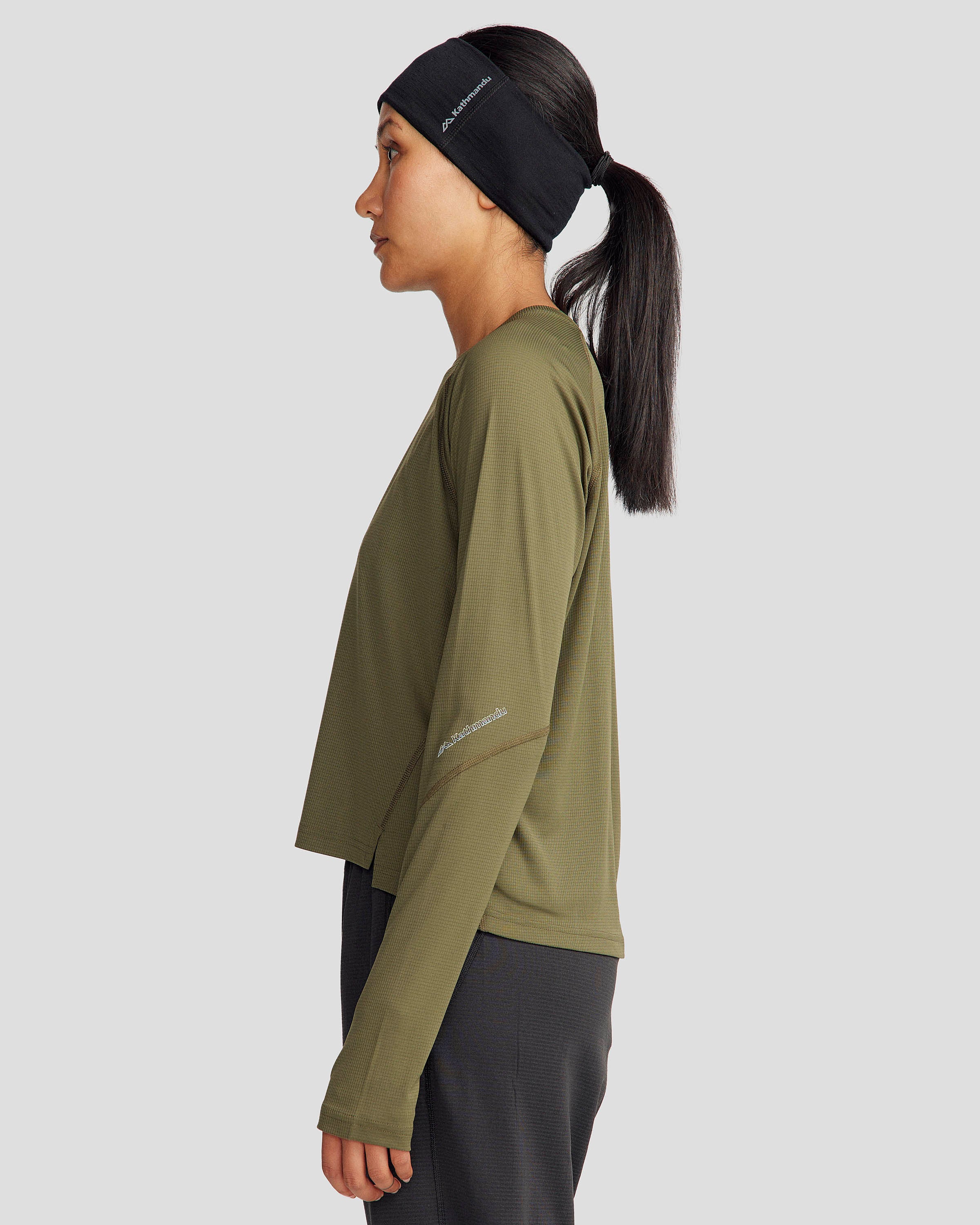Women's SUN-Stopper LT Long Sleeve Top - Light Moss - Image 3