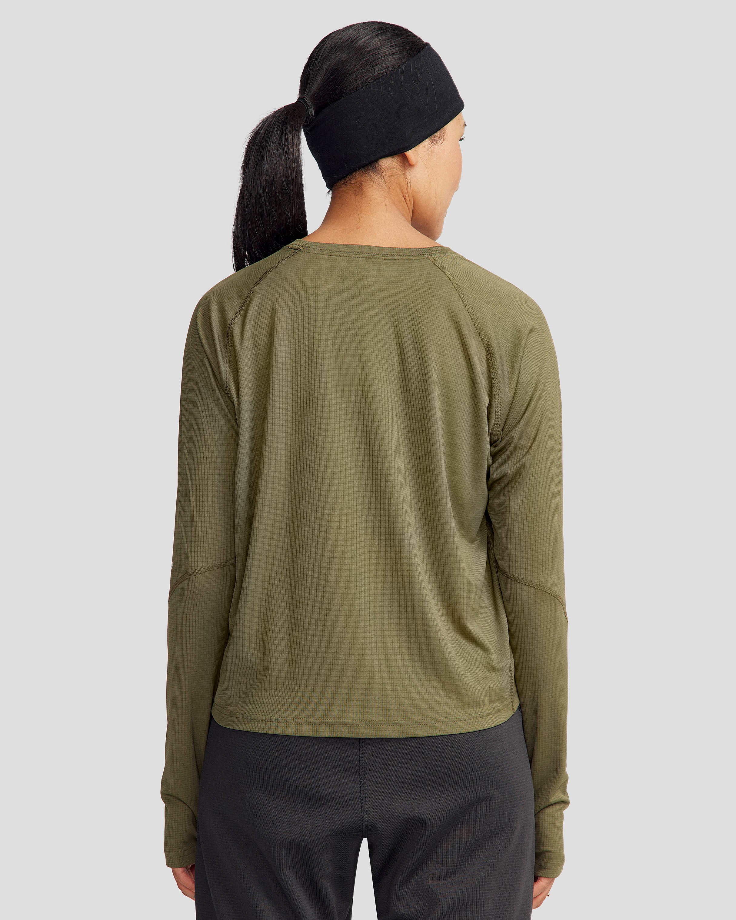 Women's SUN-Stopper LT Long Sleeve Top - Light Moss - Image 4