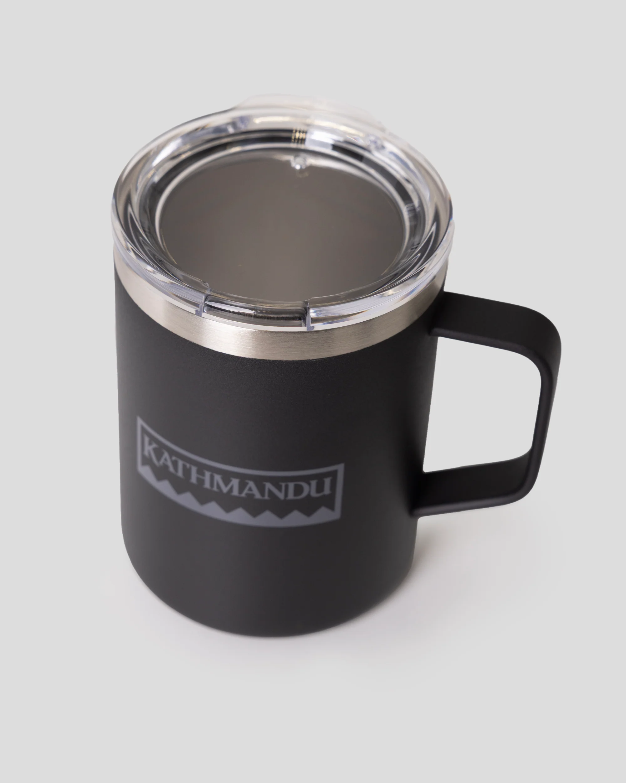 Insulated Coffee Mug - 350ml - Black Stingray - Image 2