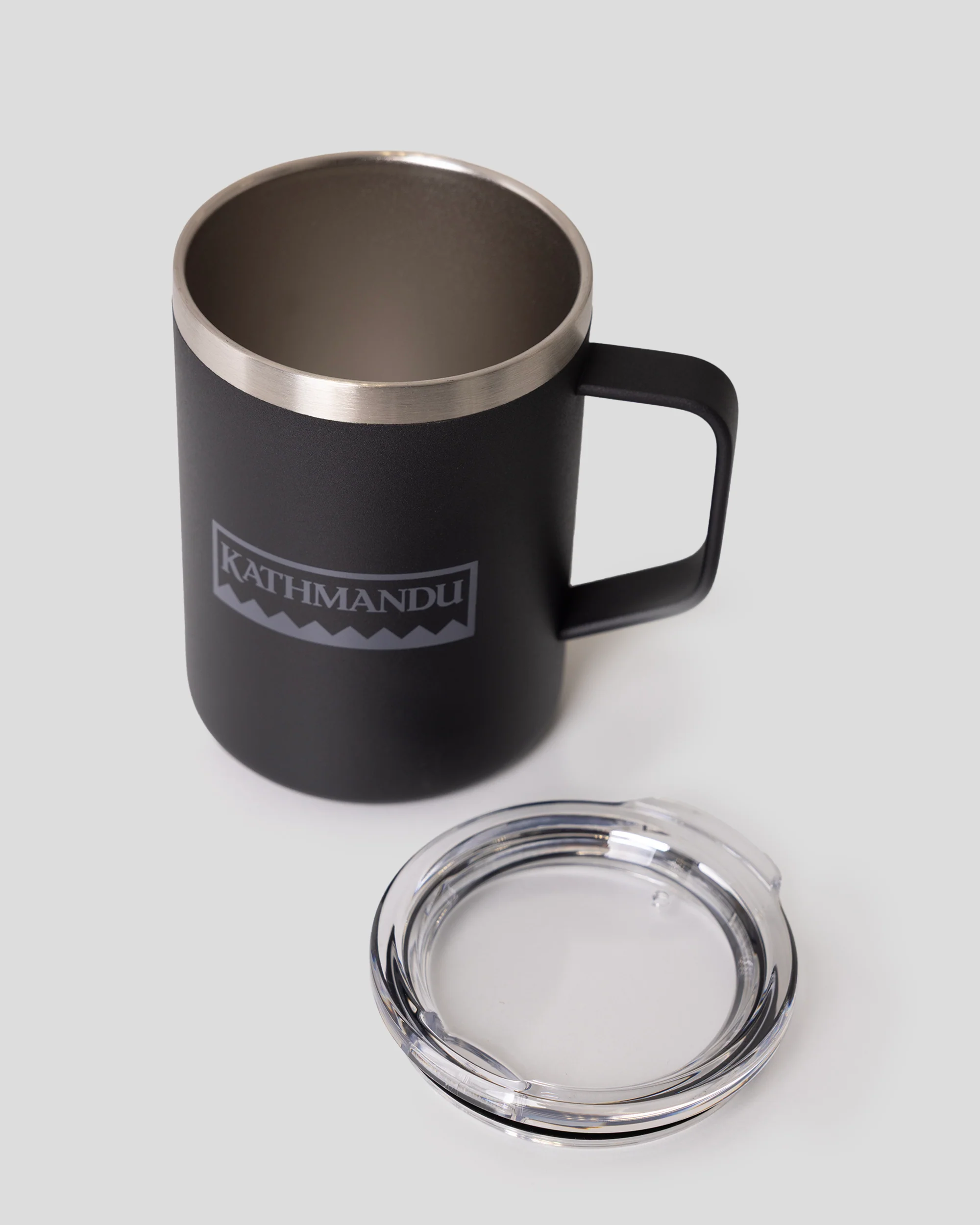 Insulated Coffee Mug - 350ml - Black Stingray - Image 3