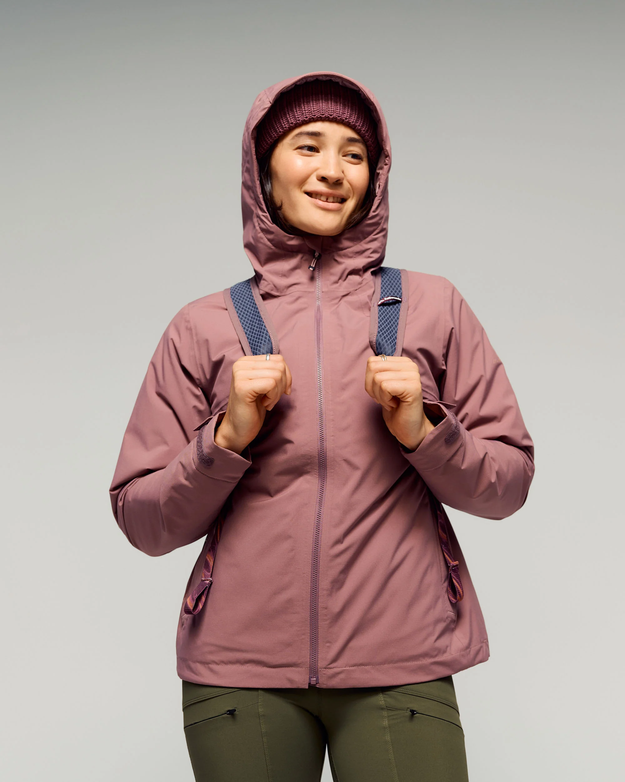 Women's Trailhead 2L novaLOFT Rain Jacket - Dark Thistle - Image 2