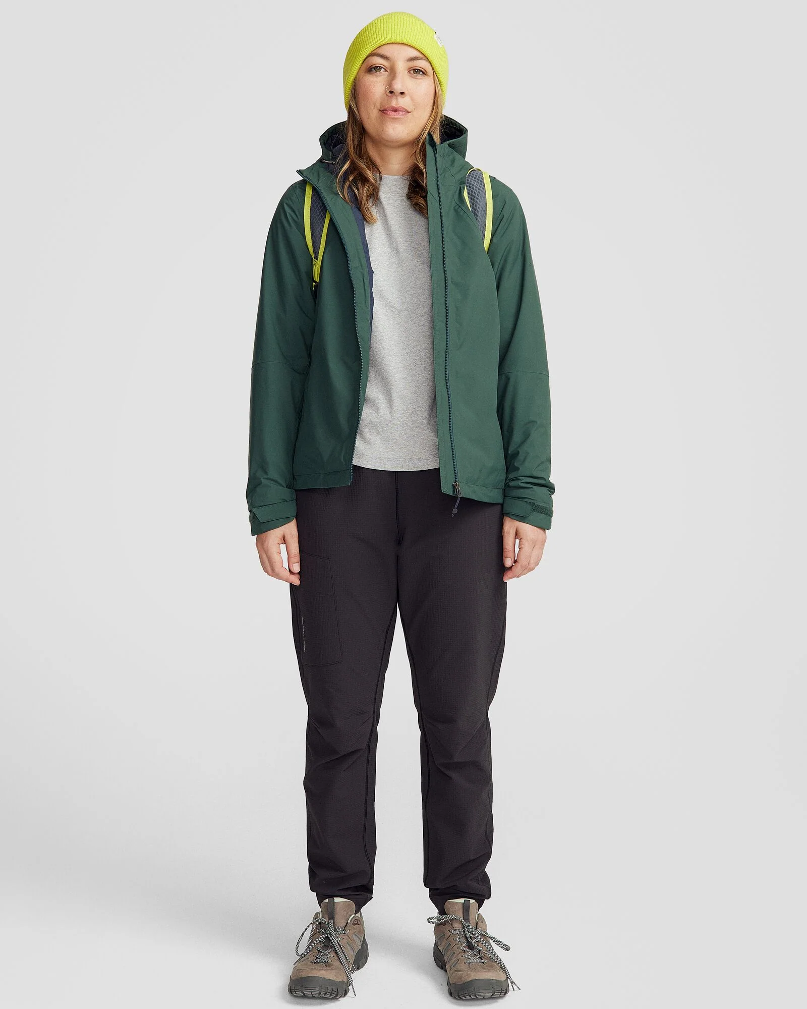 Women's Trailhead 2L novaLOFT Rain Jacket - Deep Forest - Image 2