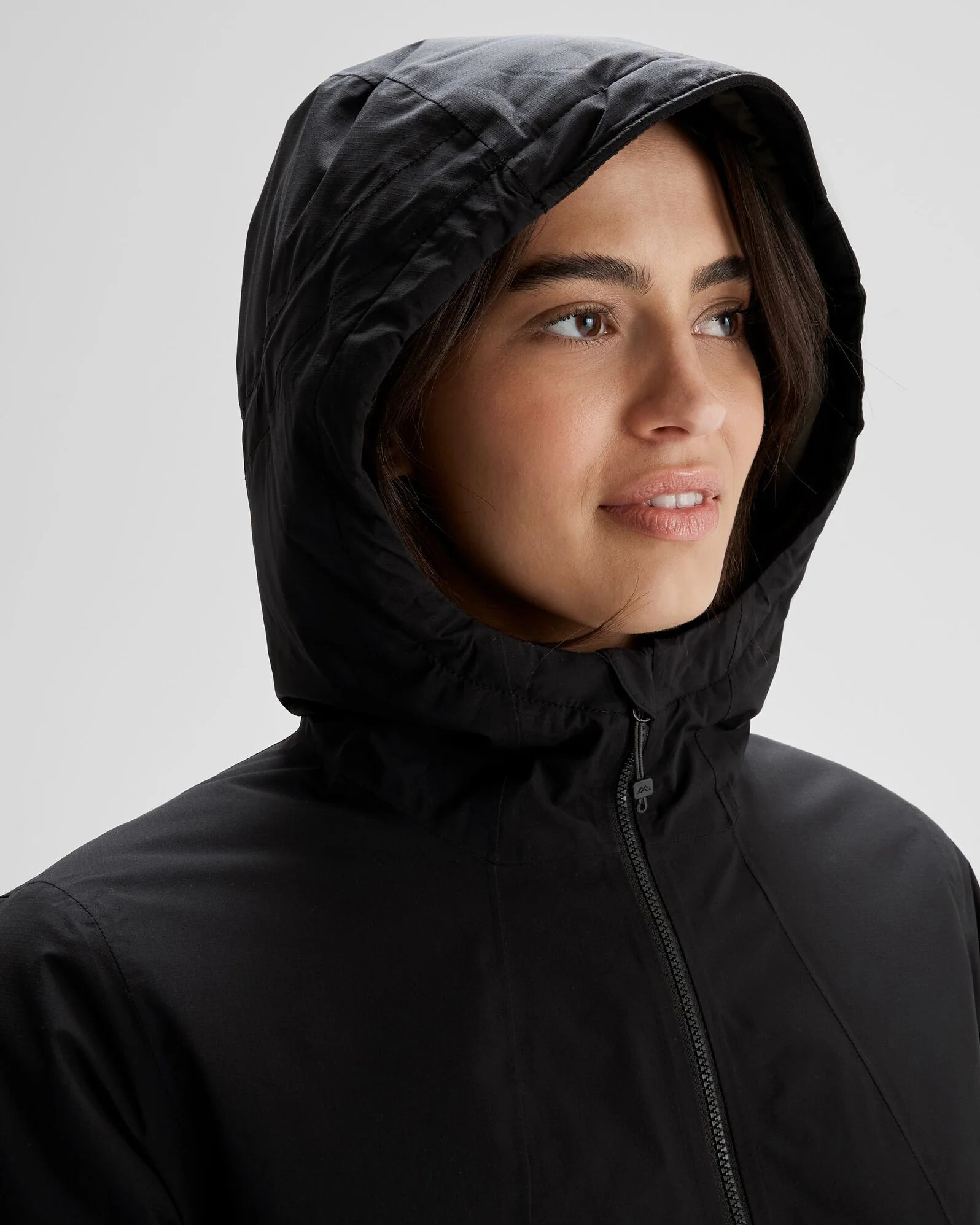 Women's Trailhead 2L Insulated Rain Parka - Black Stingray - Image 5