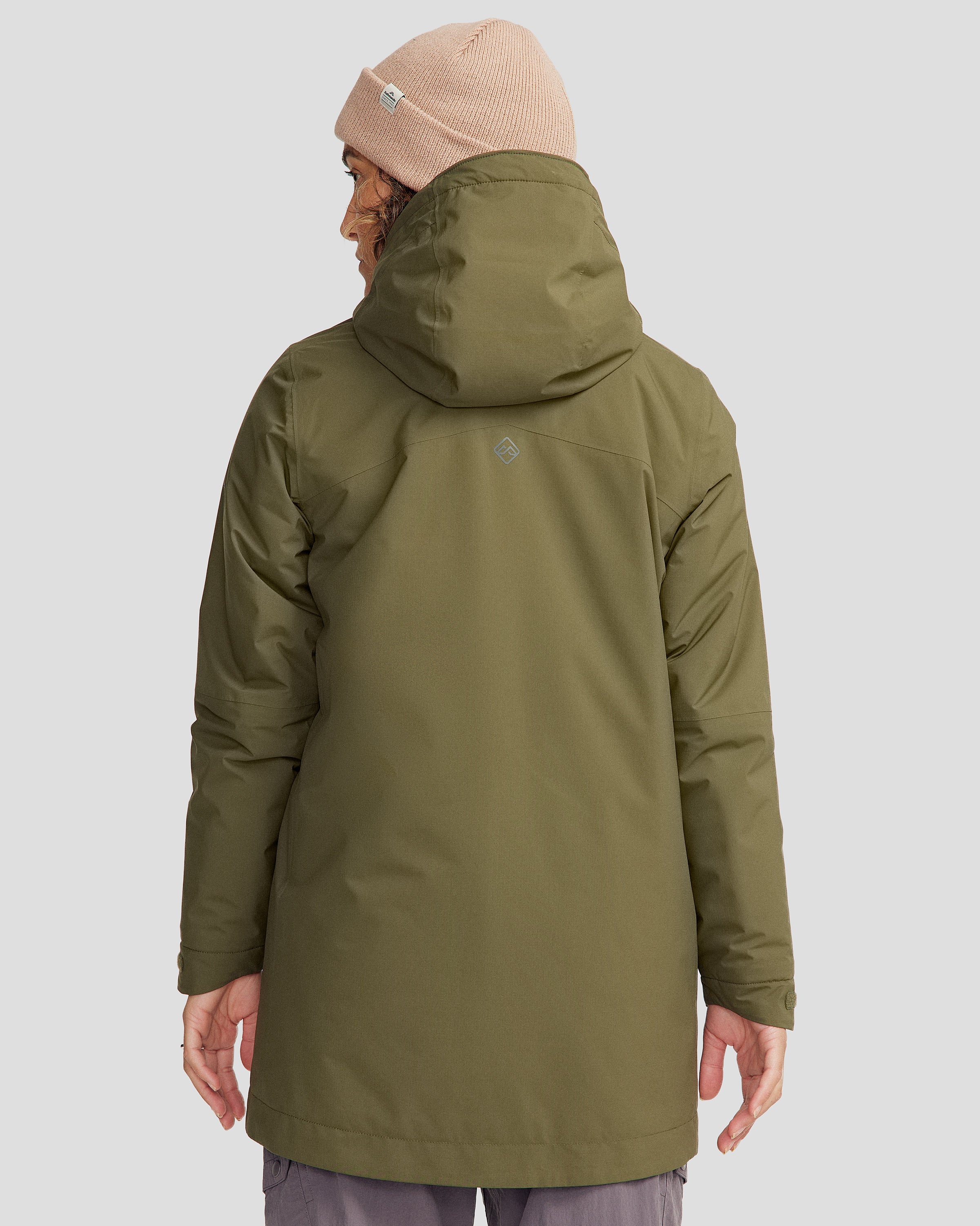 Women's Trailhead 2L novaLOFT Rain Parka - Light Moss - Image 10