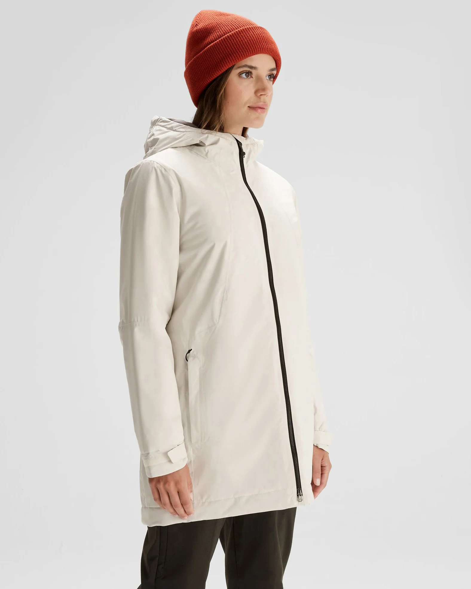 Women's Trailhead 2L Insulated Rain Parka - Natural - Image 3
