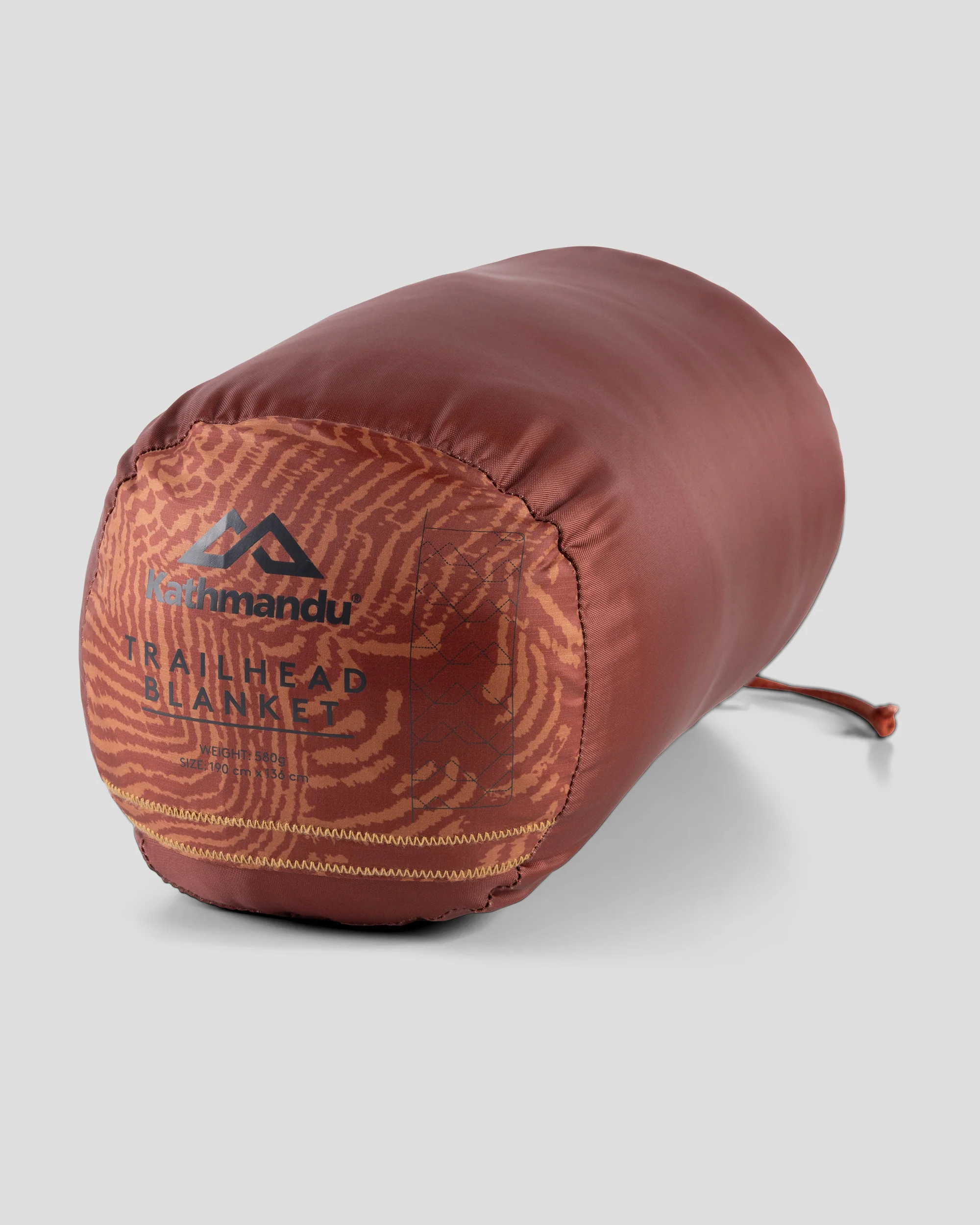 Trailhead Blanket  -  Redwood Nature Lines Print - Image 3