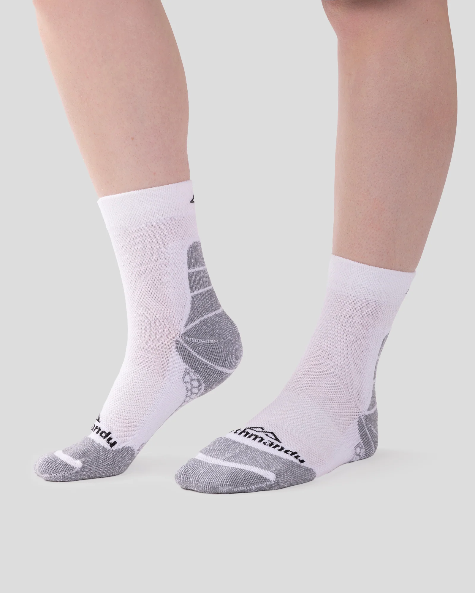 Trailhead driMOTION 1/4 Crew Socks - White - Image 2