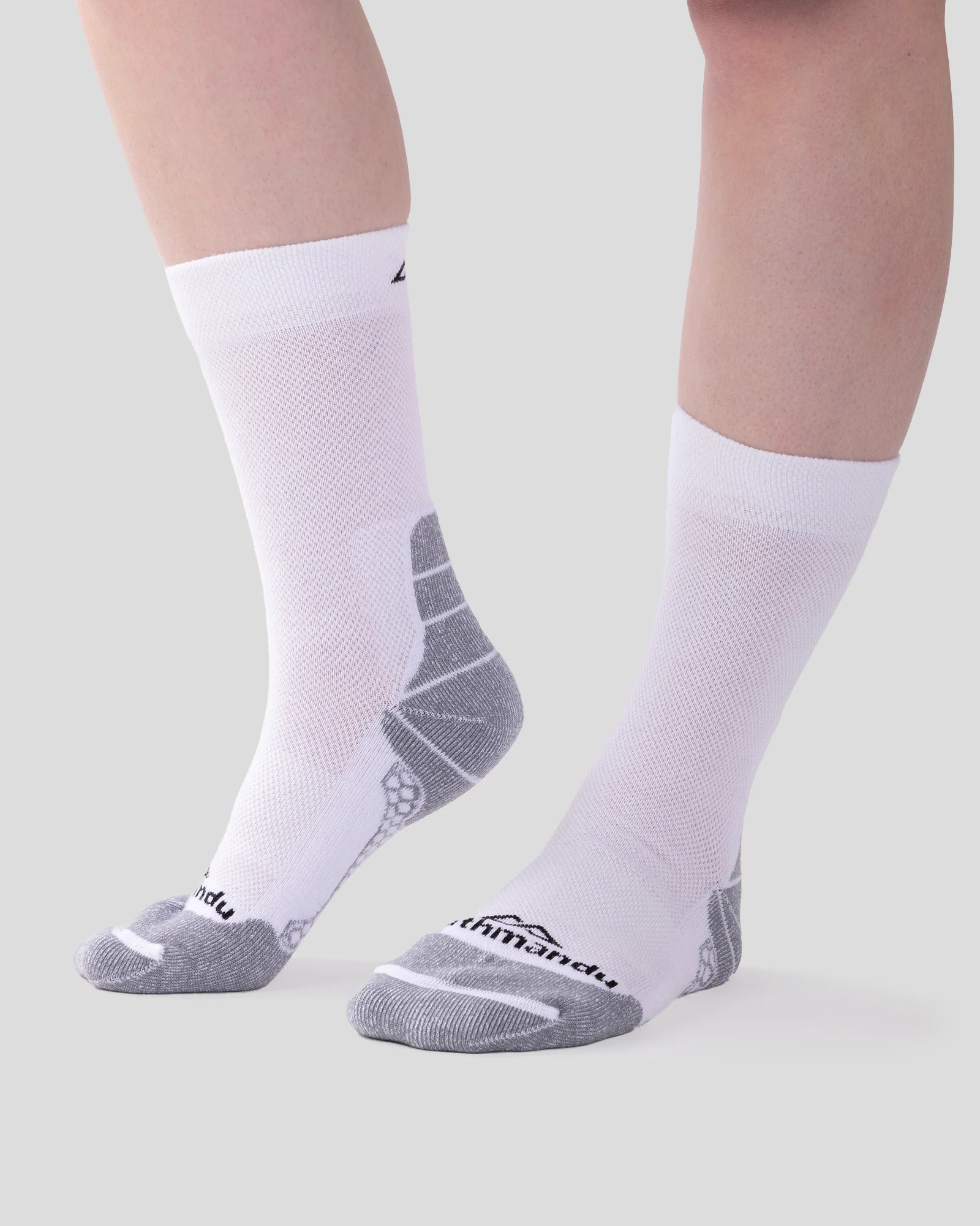 Trailhead driMOTION Mid Calf Socks - White - Image 2