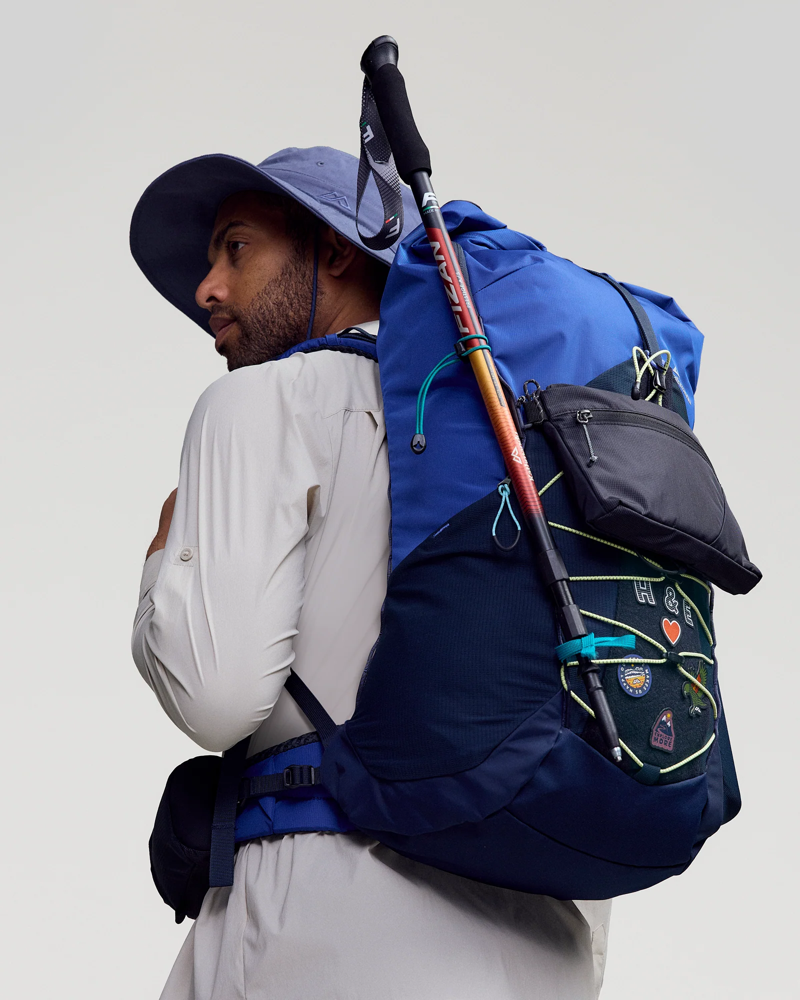 The Trailhead Pack - Customisable 35L - Bright Navy/Pure Navy - Image 3