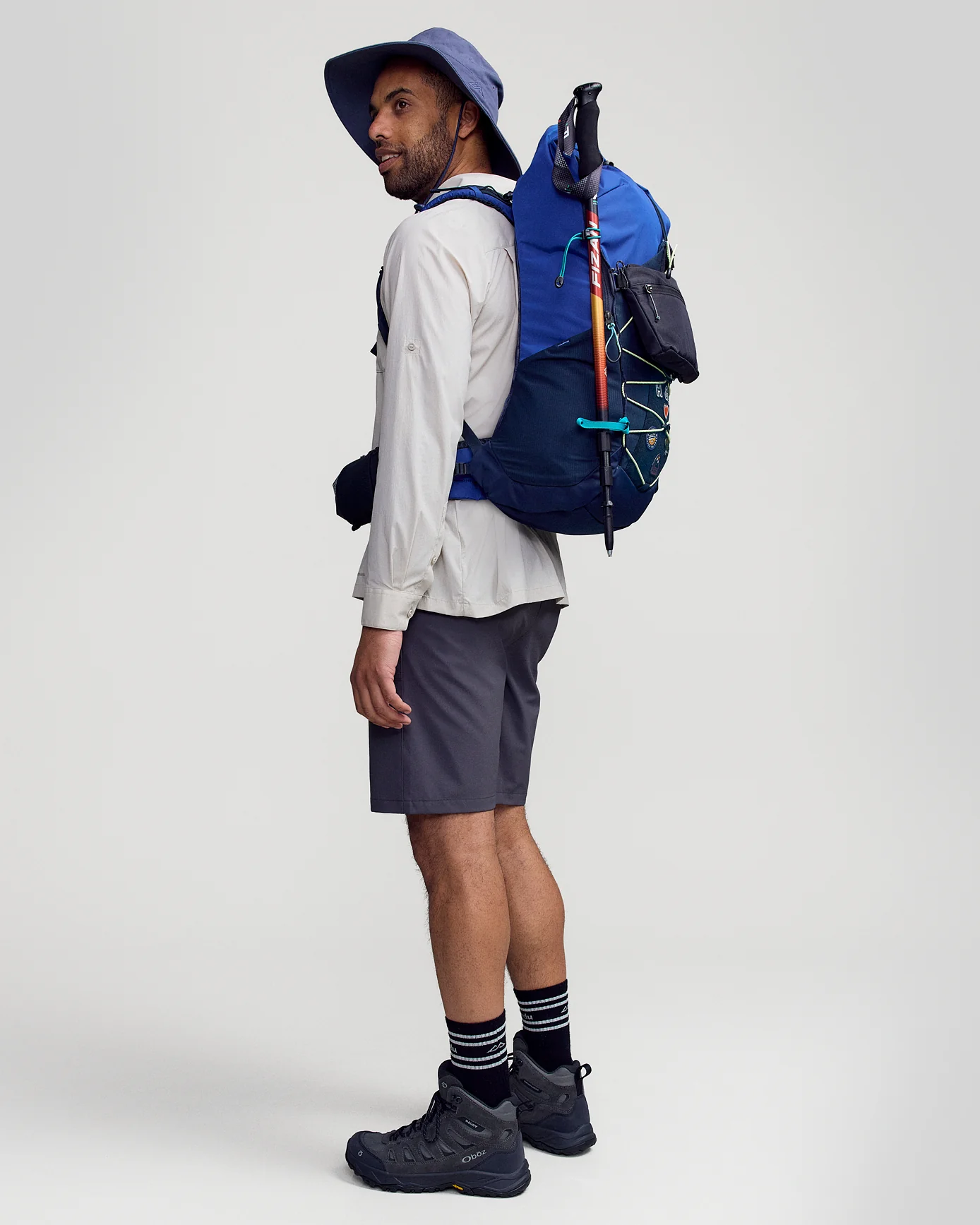 The Trailhead Pack - Customisable 35L - Bright Navy/Pure Navy - Image 9