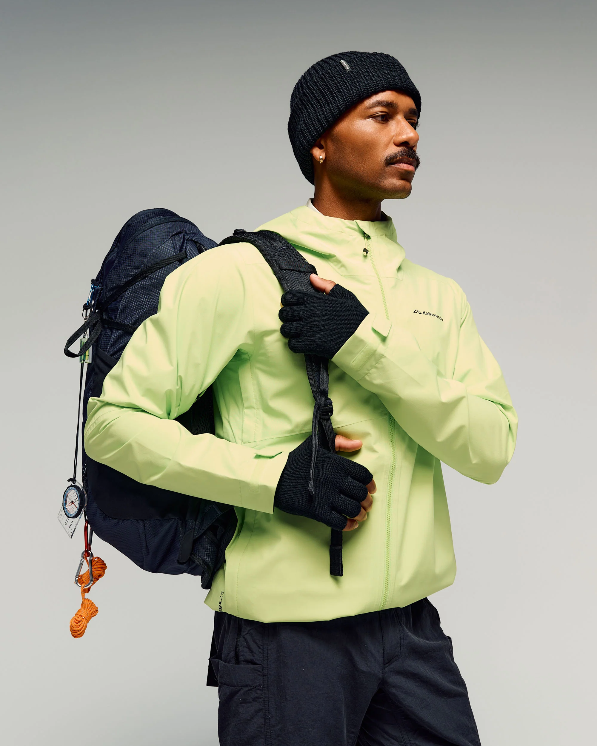 Men's Trailhead Stretch 2.5-layer Rain Jacket - Aurora - Image 8