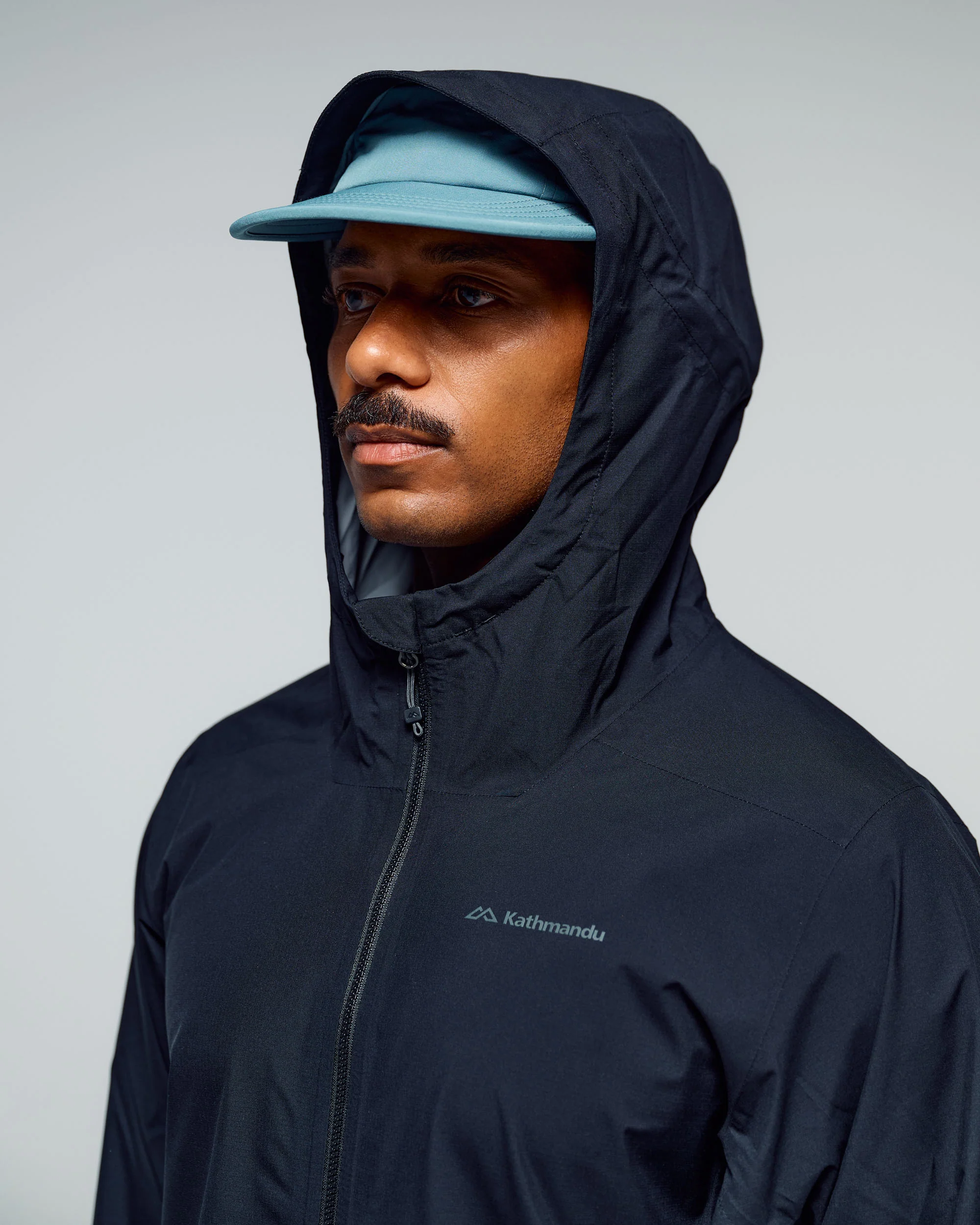 Men's Trailhead Stretch 2.5-layer Rain Jacket - Black Stingray - Image 2