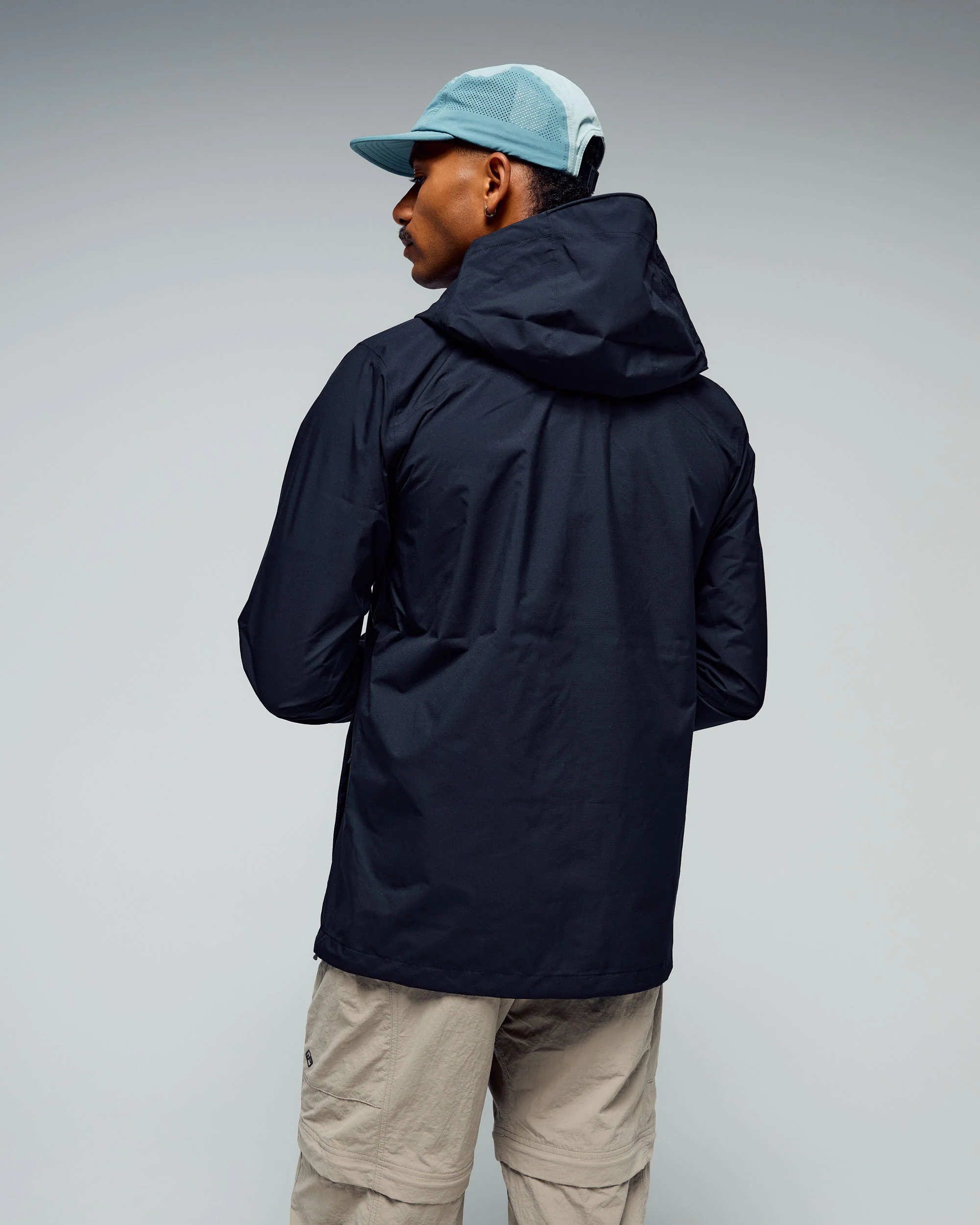 Men's Trailhead Stretch 2.5-layer Rain Jacket - Black Stingray - Image 5