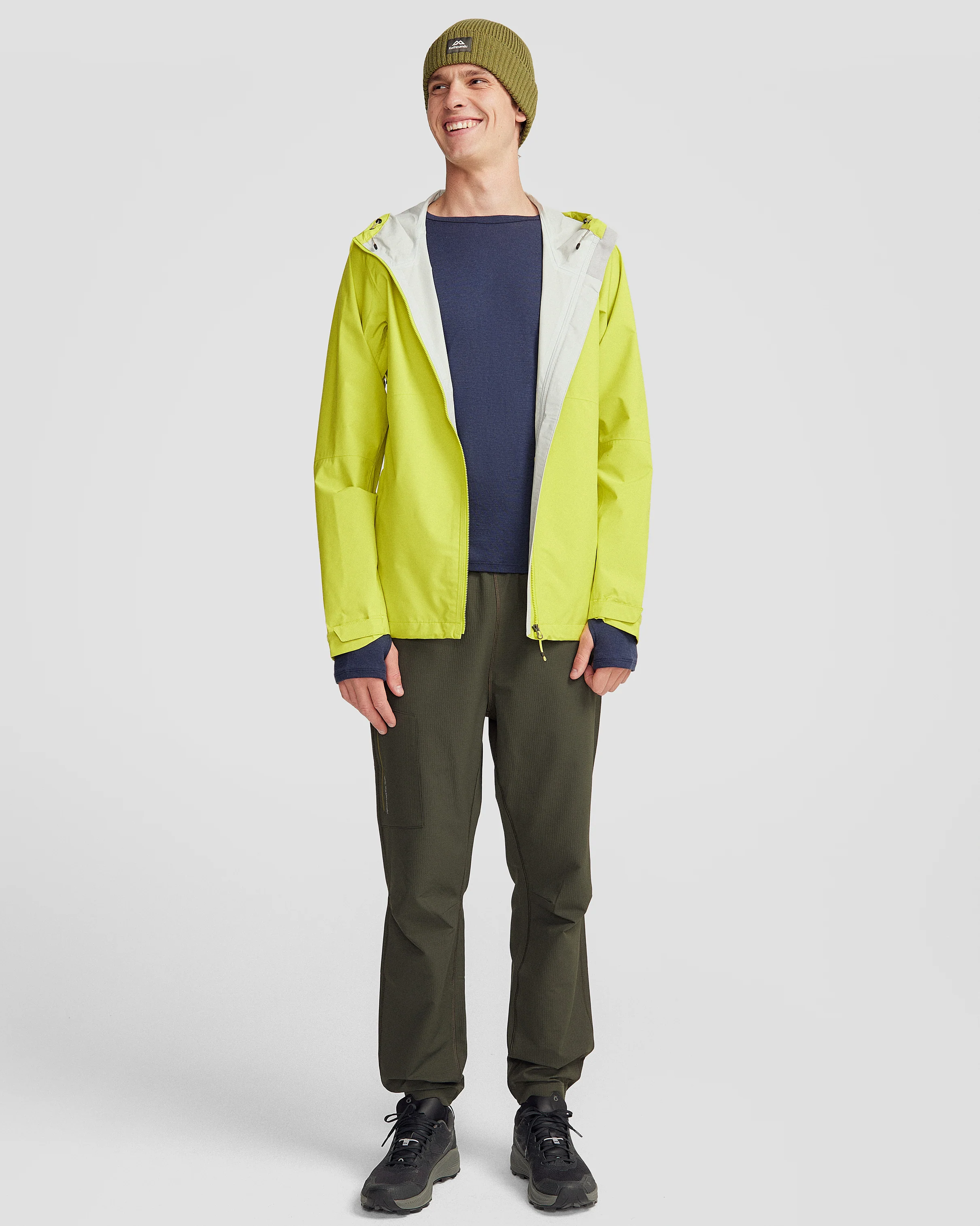 Men's Trailhead Stretch 2.5L Rain Jacket - Bright Moss - Image 2