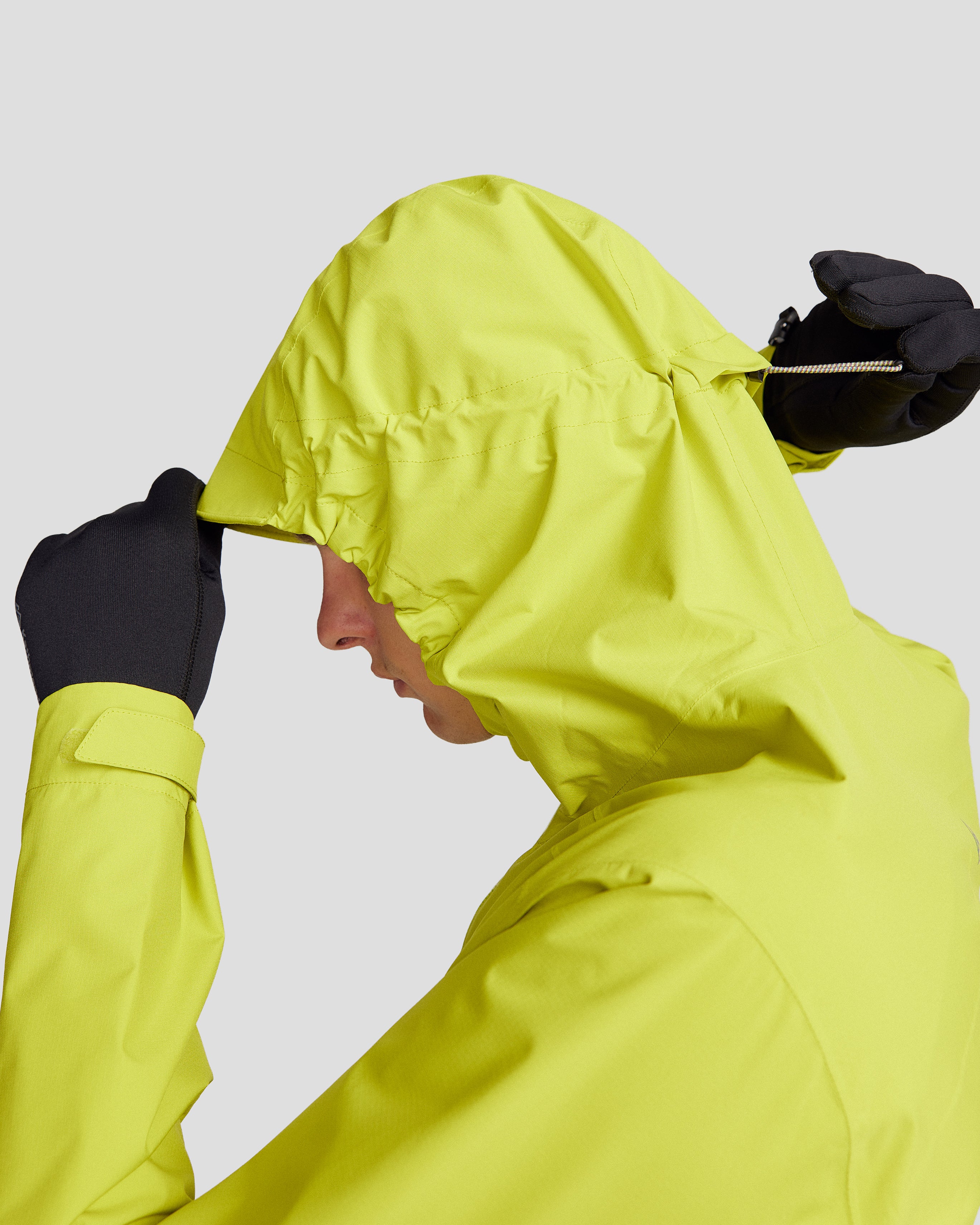 Men's Trailhead Stretch 2.5L Rain Jacket - Bright Moss - Image 3