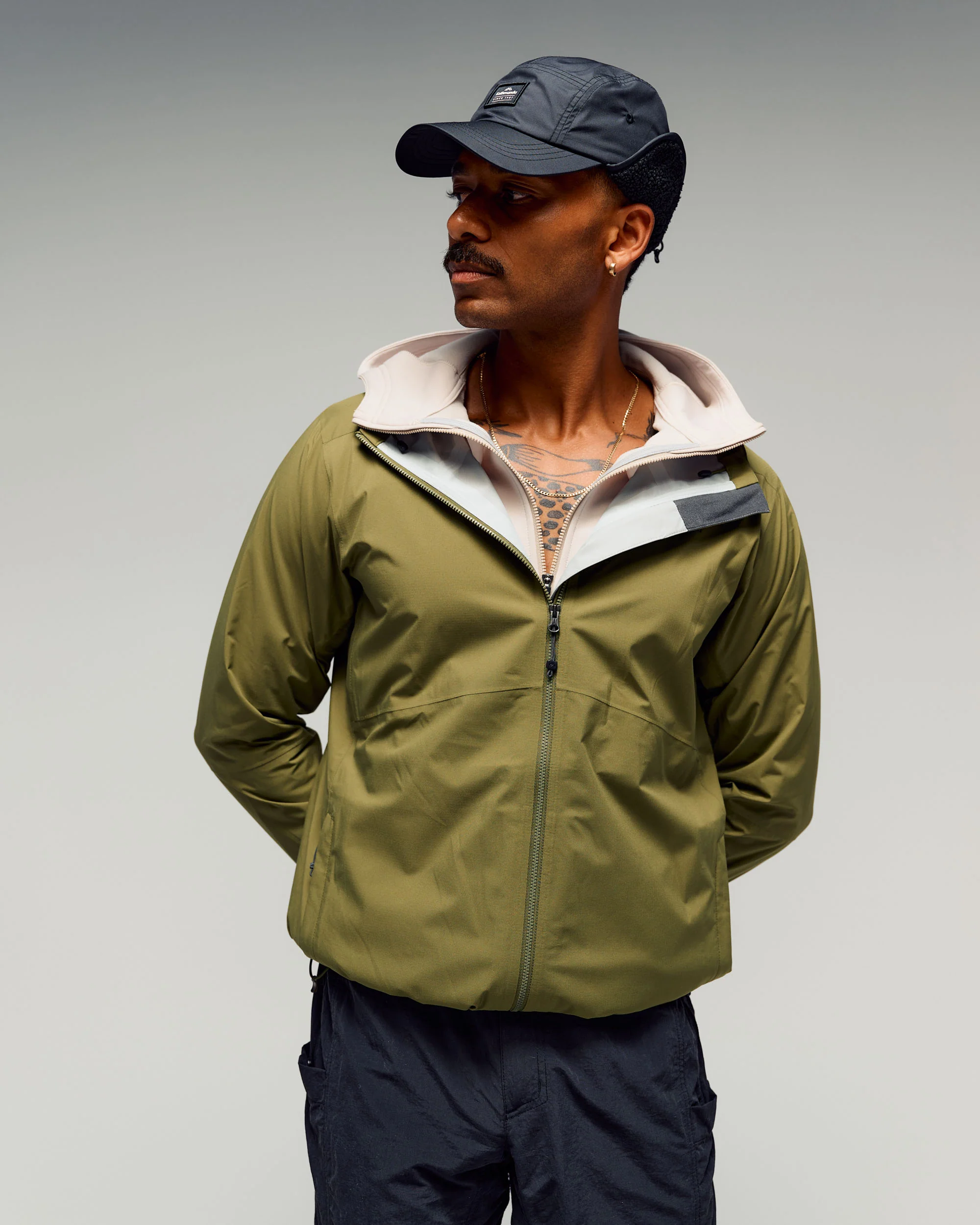 Men's Trailhead Stretch 2.5L Rain Jacket - Dark Fern - Image 2