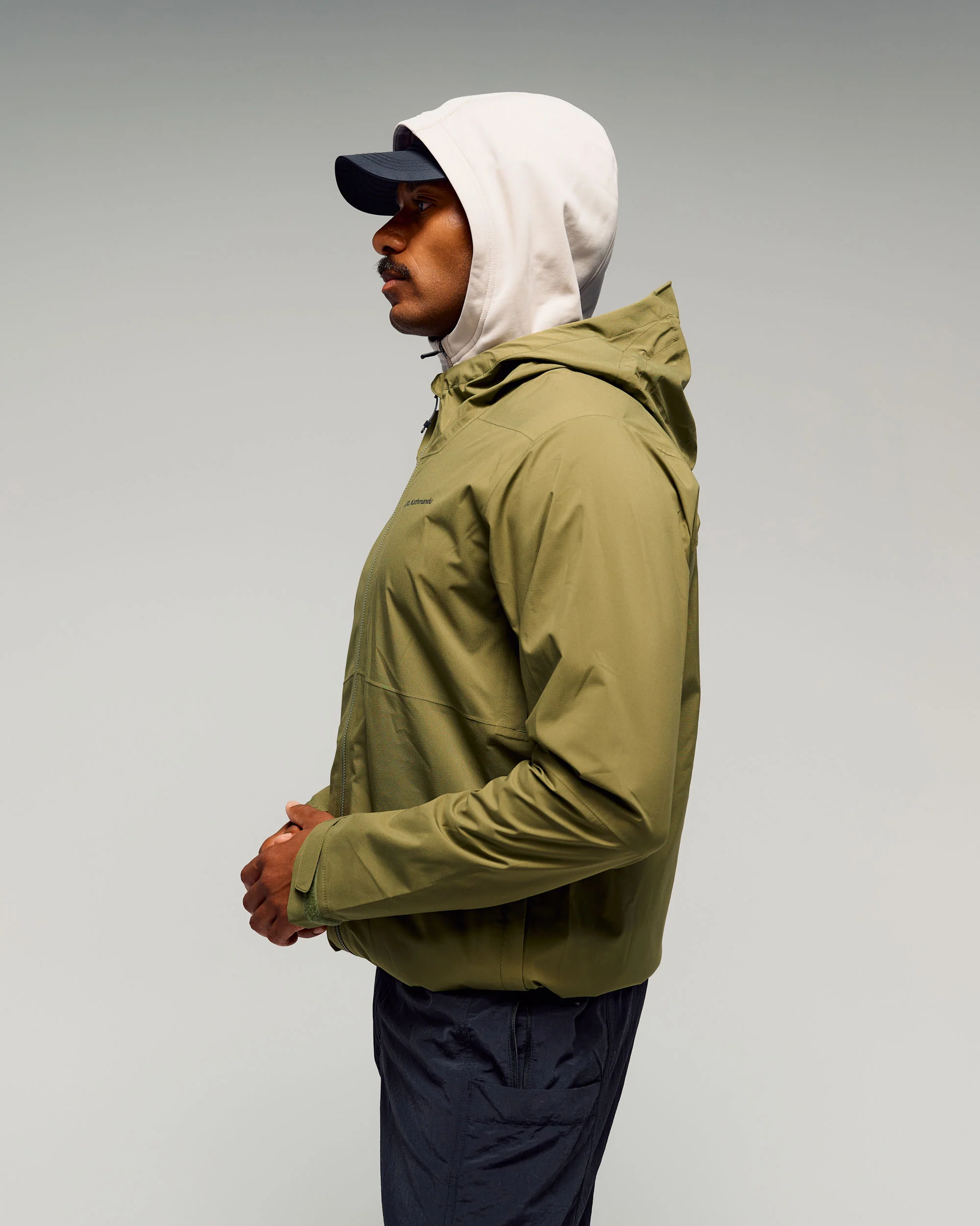 Men's Trailhead Stretch 2.5L Rain Jacket - Dark Fern - Image 7