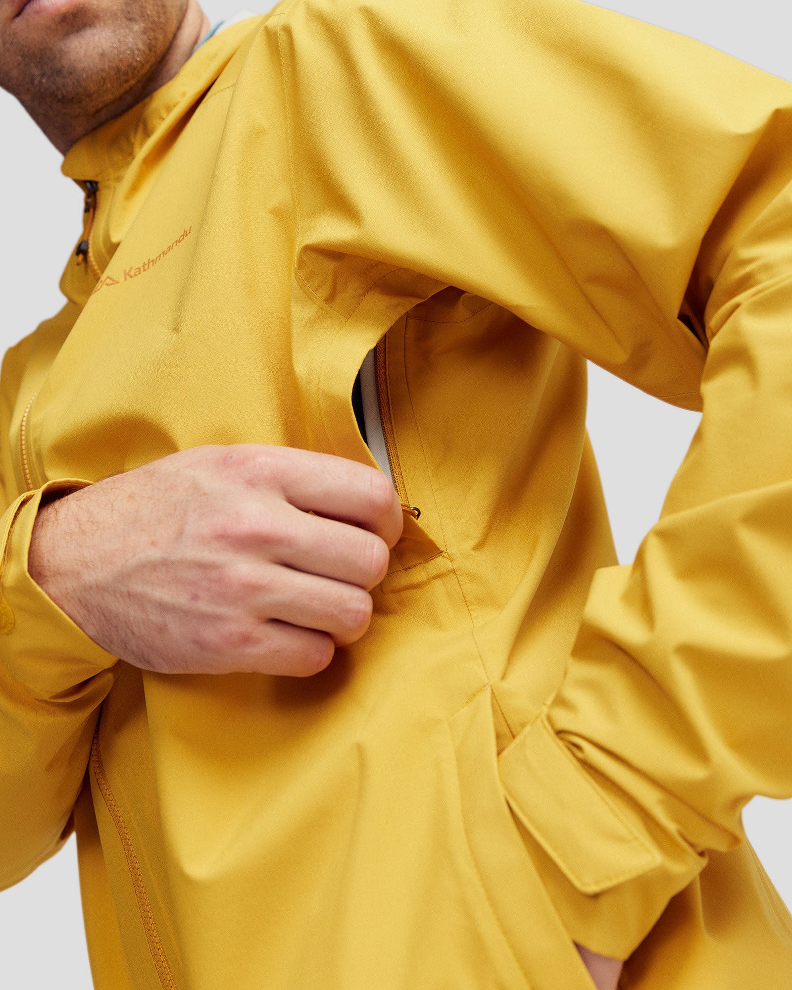 Men's Trailhead Stretch 2.5L Rain Jacket - Golden - Image 4