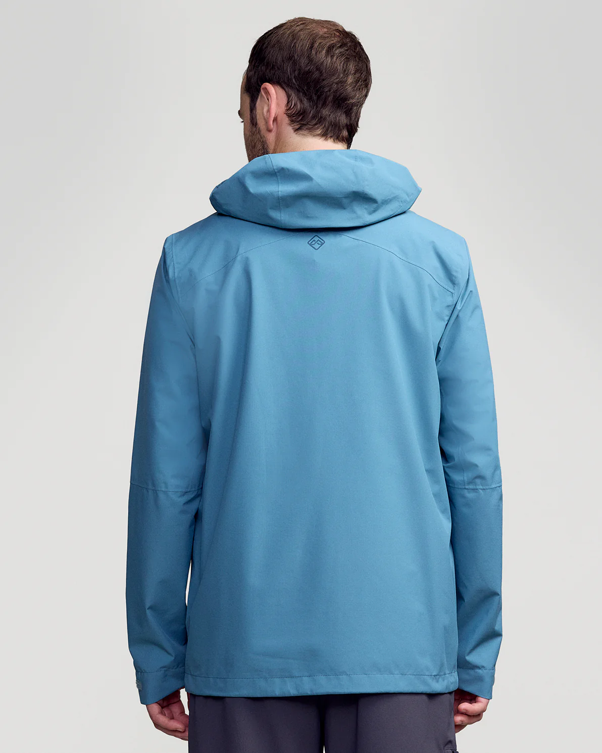 Trailhead Stretch 2.5L Mns Rain Jacket - Washed Blue - Image 4