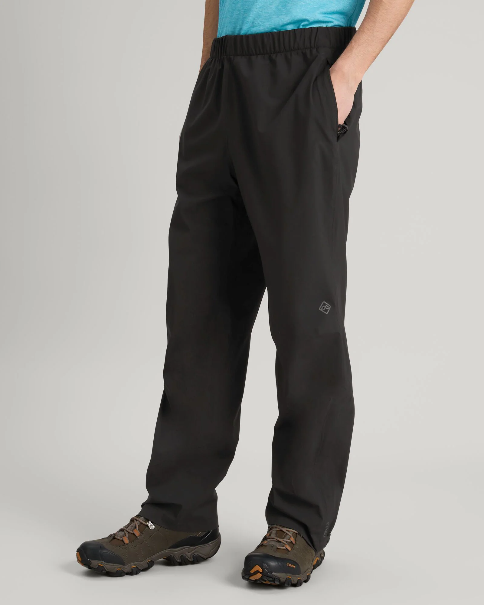 Men's Trailhead Stretch 2.5-layer Rain Pants - Black Stingray - Image 3