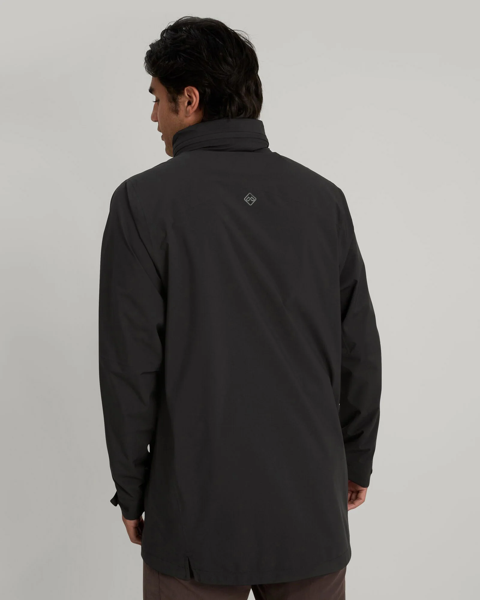 Men's Trailhead Stretch 2.5-layer Rain Parka - Black Stingray - Image 4