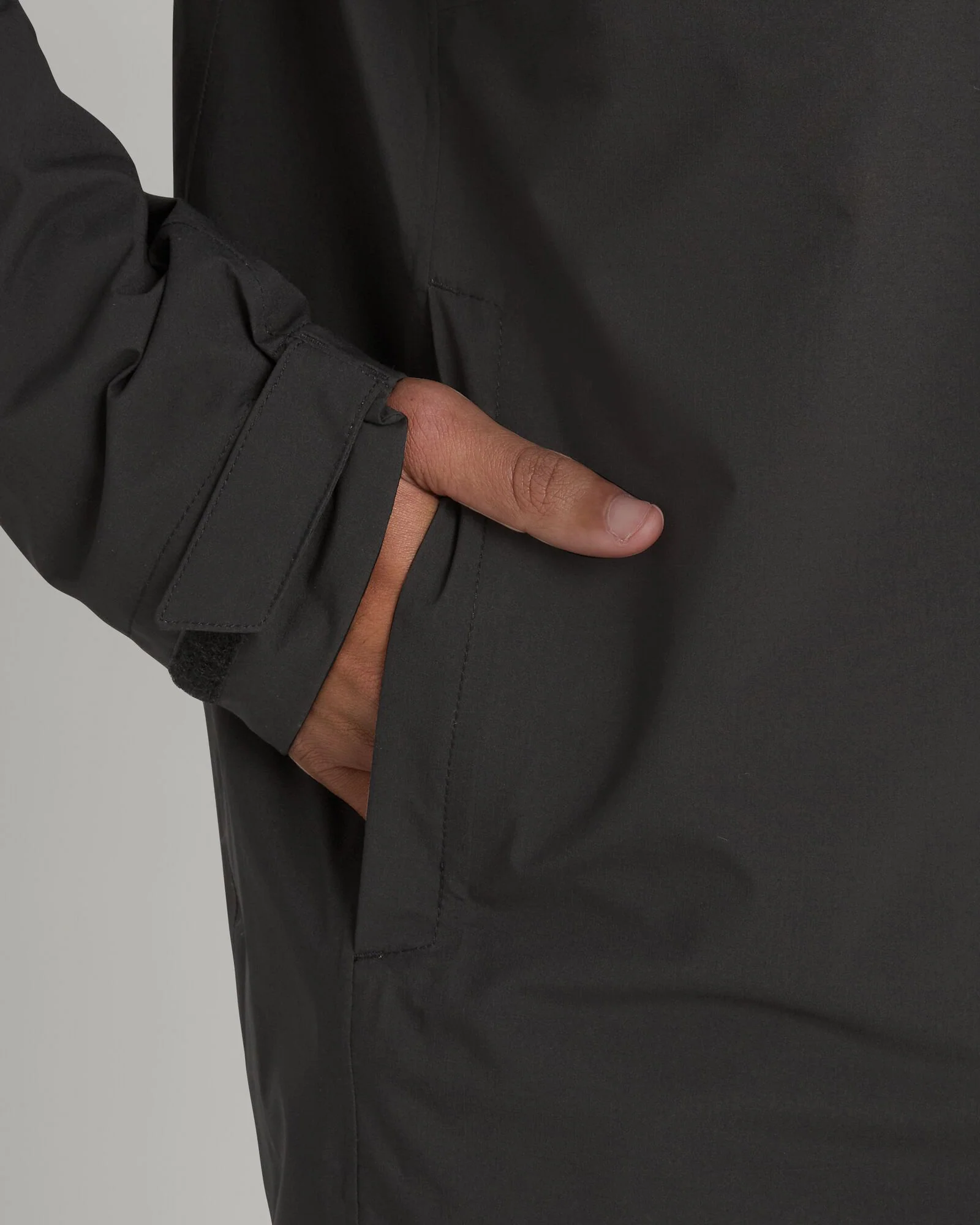 Men's Trailhead Stretch 2.5-layer Rain Parka - Black Stingray - Image 5